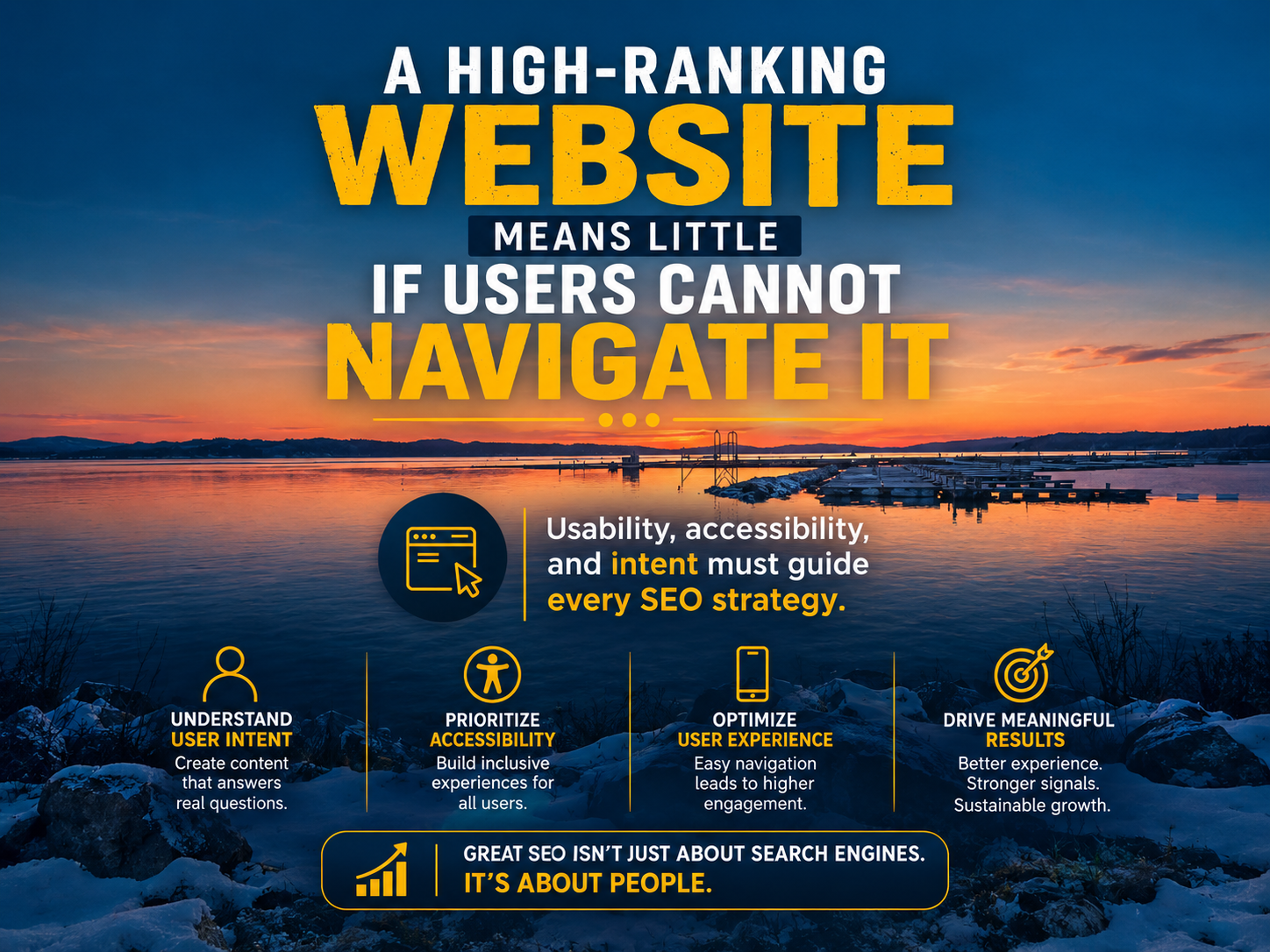 A High-Ranking Website Means Little If Users Cannot Navigate It