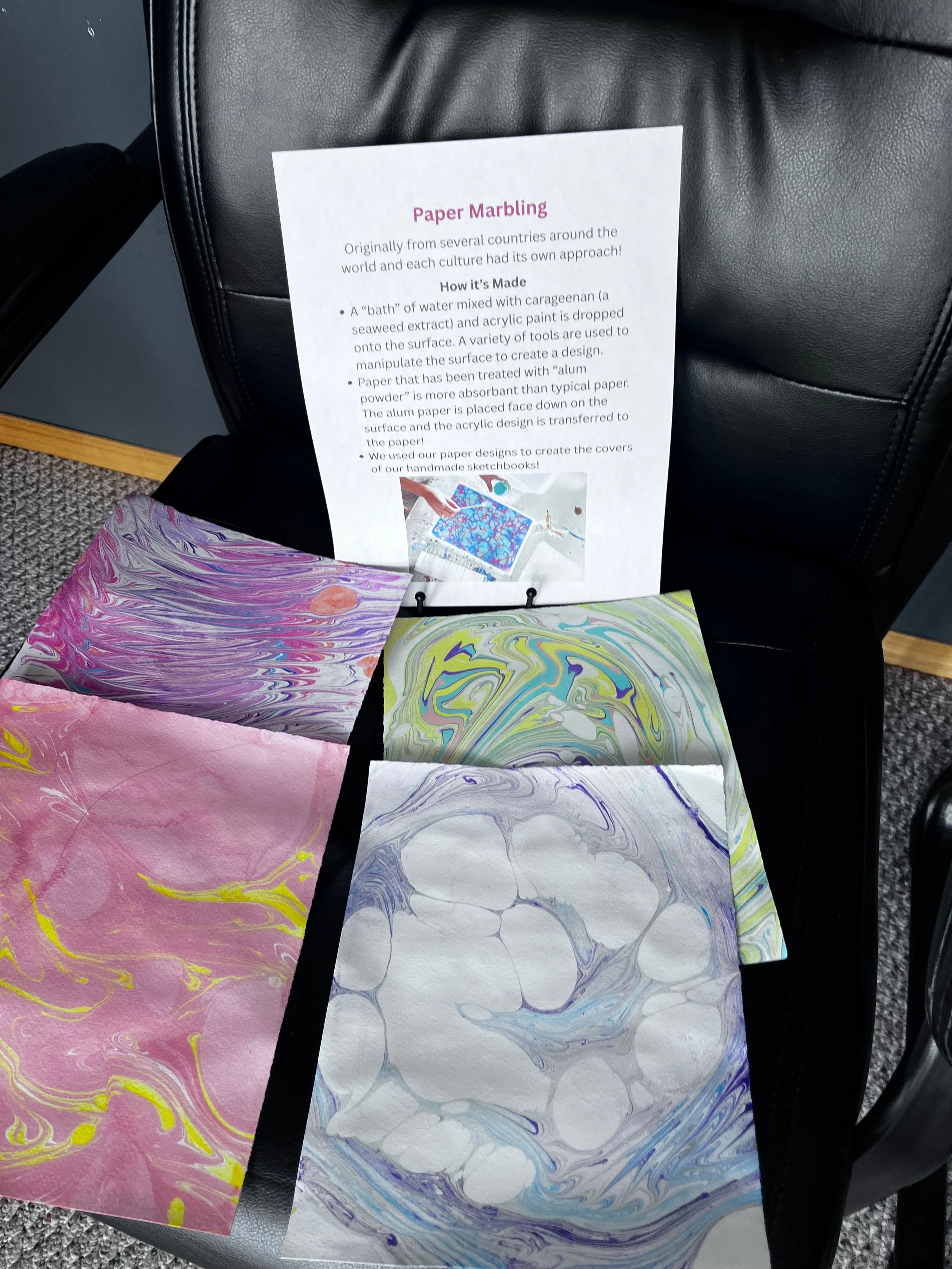 Art Your Heart Out: Paper Marbling