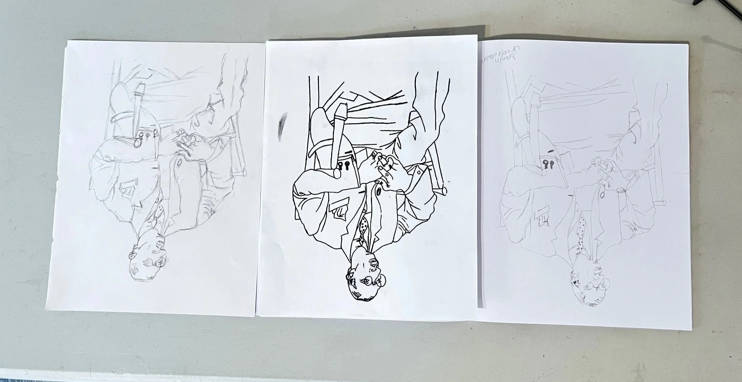Upside Down drawing exercise