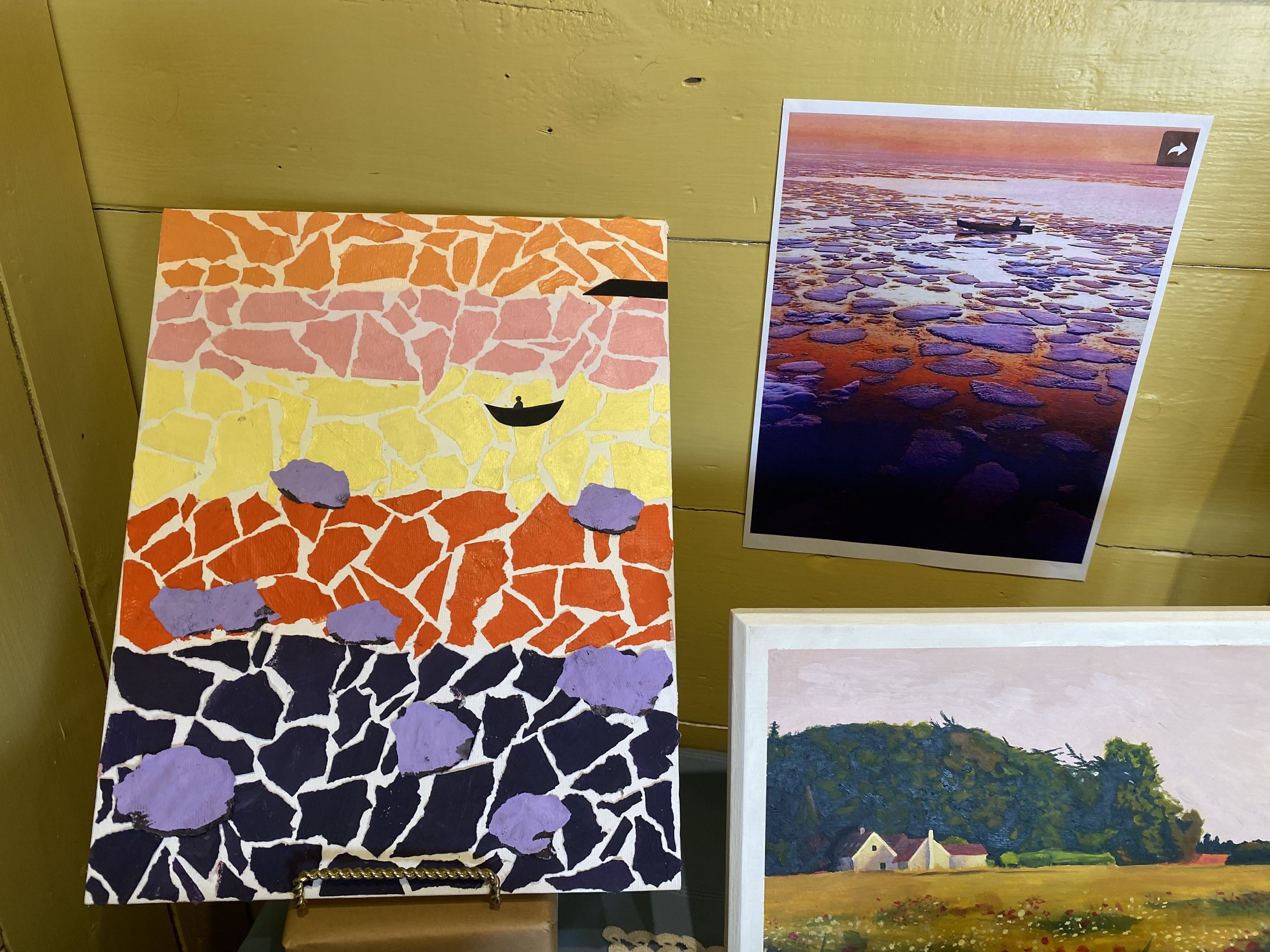Abstract Painting using a Photo Source