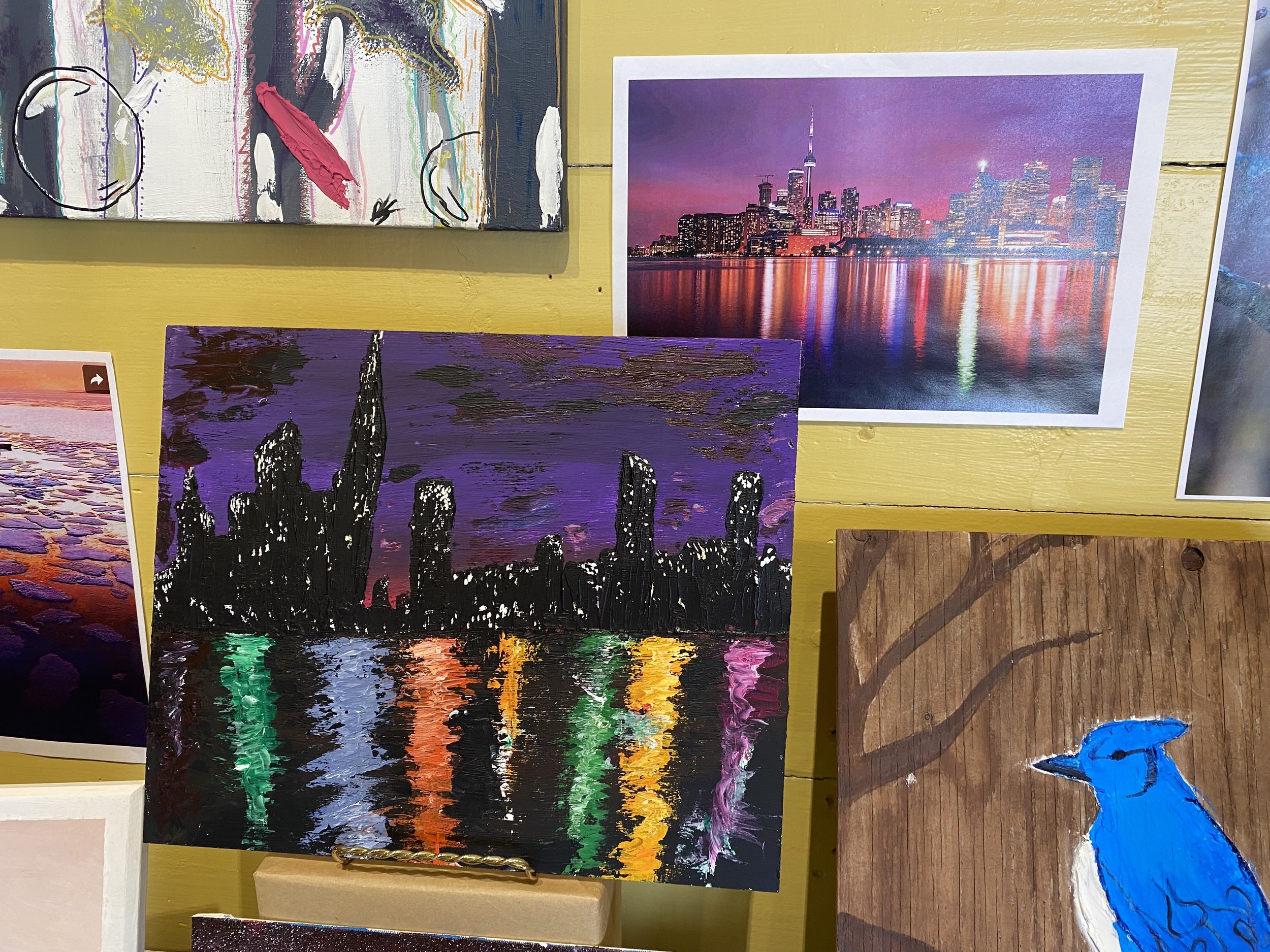 Abstract Painting using a Photo Source