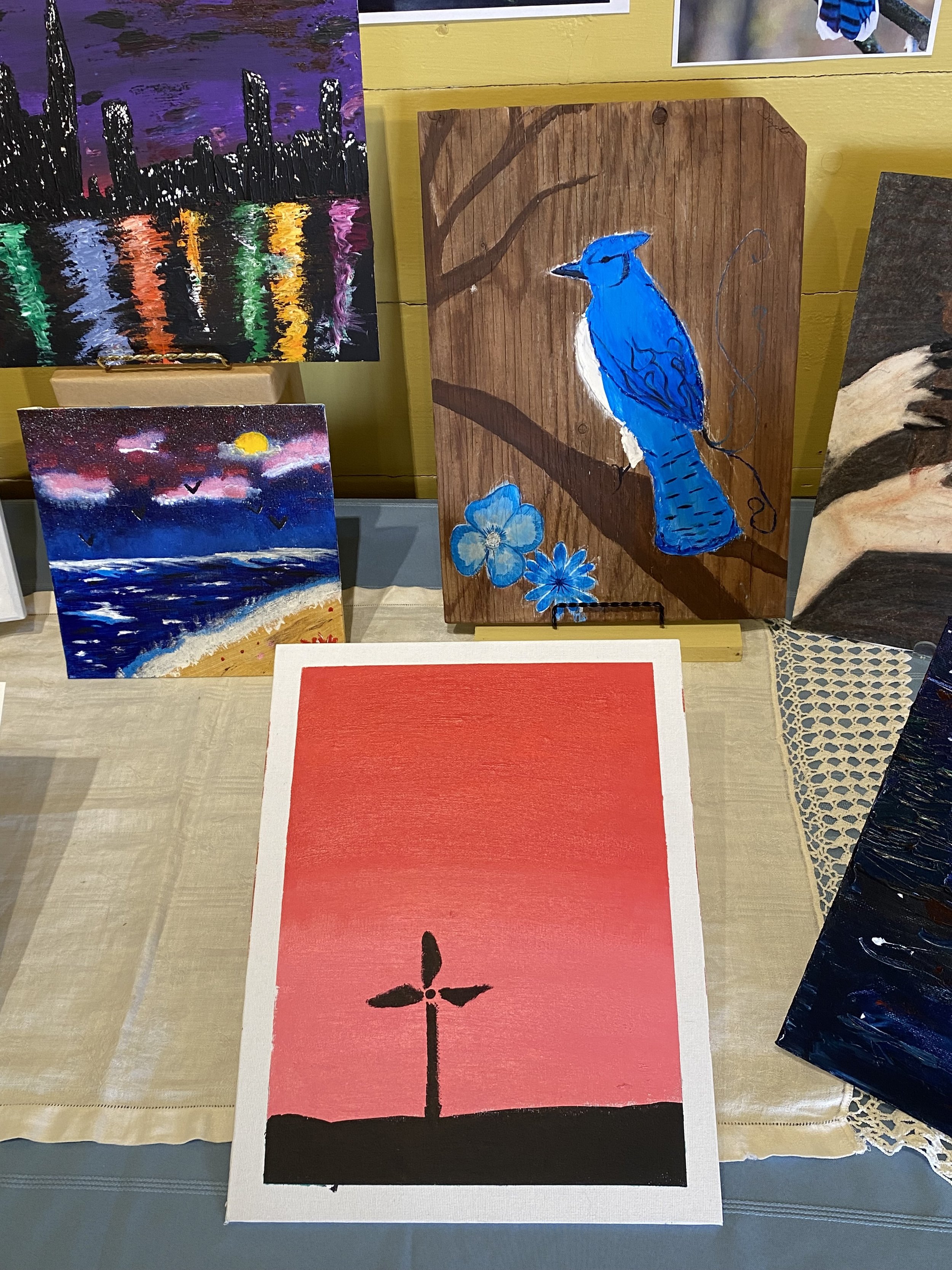 Abstract Painting using a Photo Source