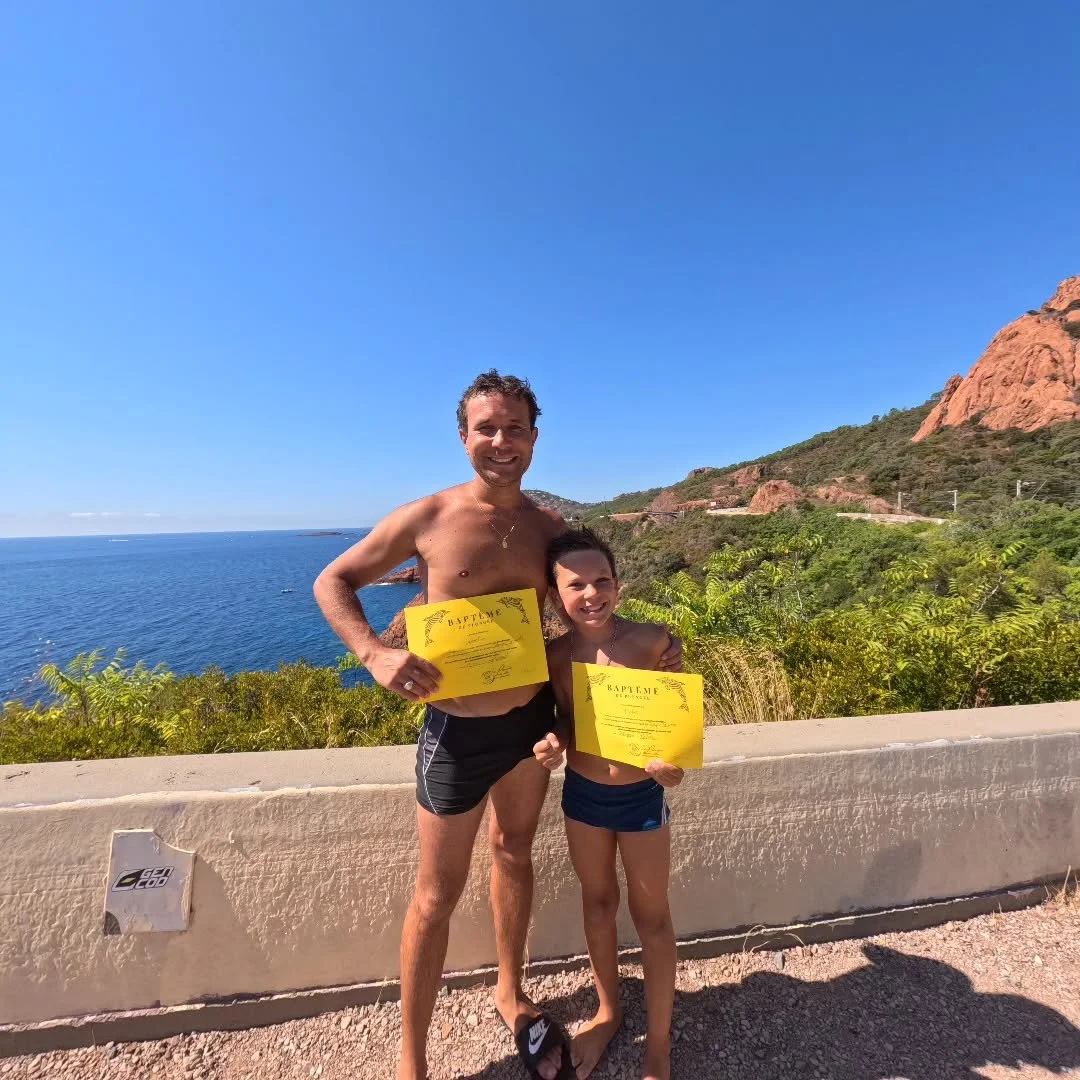un magnifique spot et un superbe bapt&ecirc;me en famille 🤿🏖️☀️