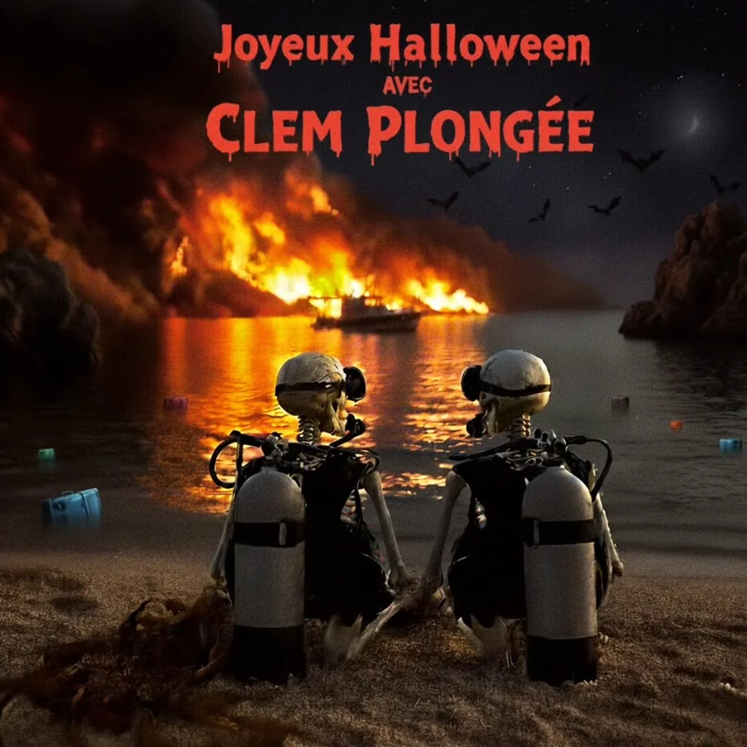 HAPPY HALLOWEEN 🎃🎃 a mes petits plongeurs squelettes ☠️

En coulisses, on pr&eacute;pare de belles surprises pour l'ann&eacute;e prochaine 🧛