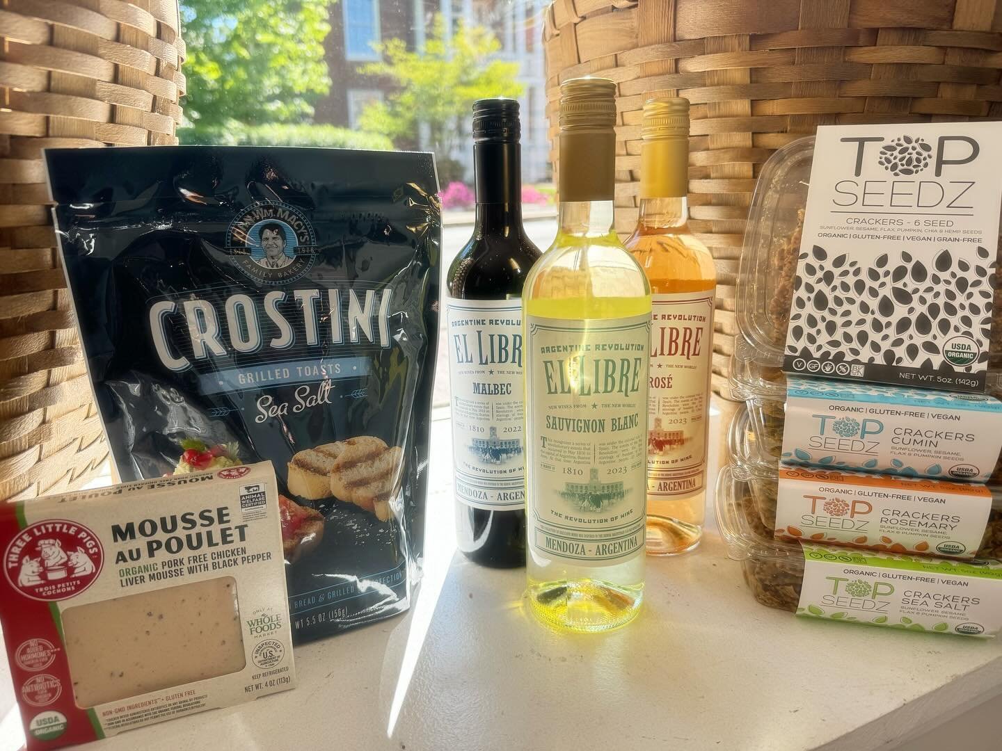 Join us tomorrow, Friday, from 4 PM - 6 PM for our Friday Night Food and Wine Tasting. This week will be showcasing three sister wines by El Libre from Argentina! We will also be showing off some new yummy item. Stop on by to see what we have in stor