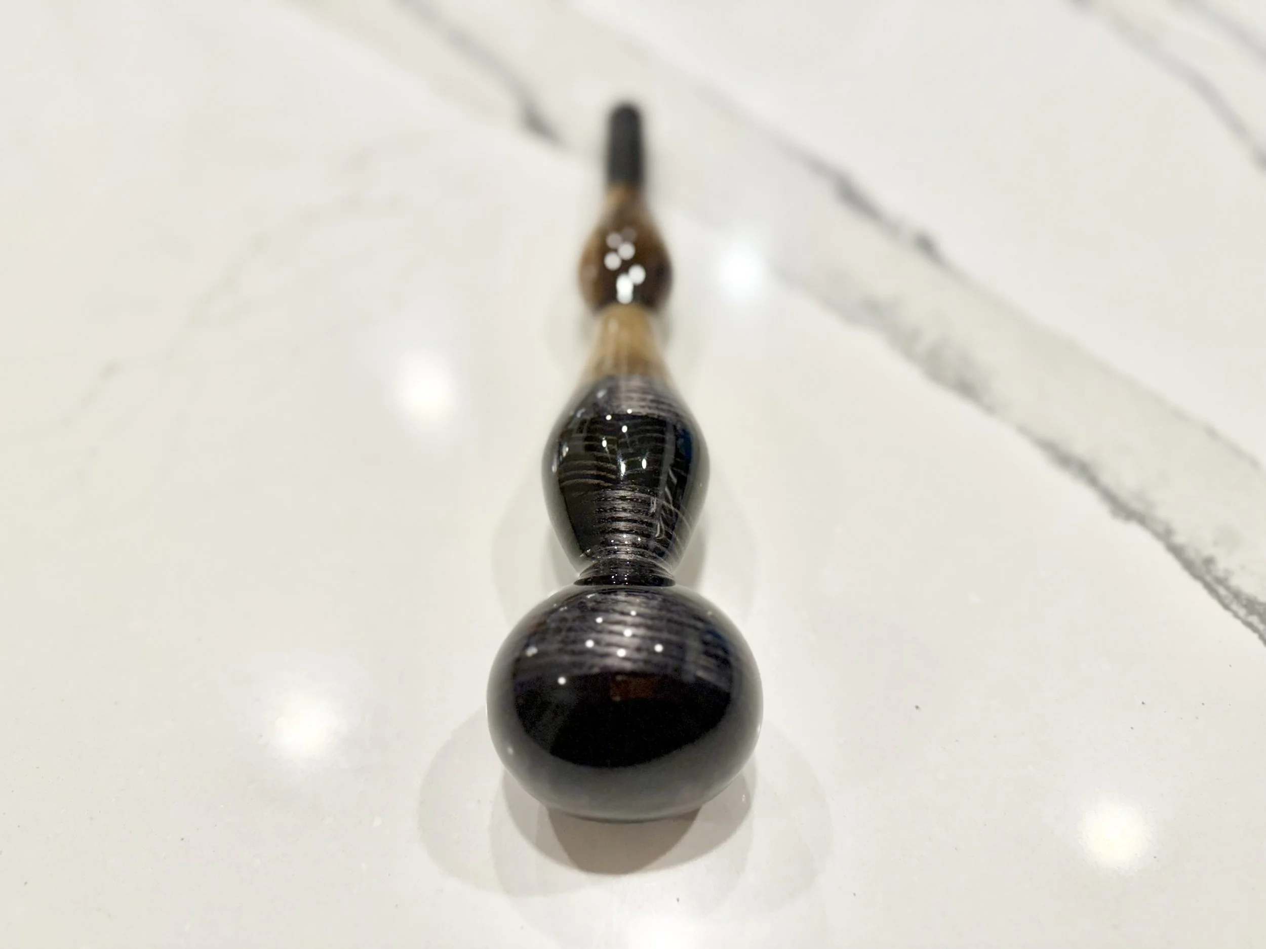 Segmented Scraped Black