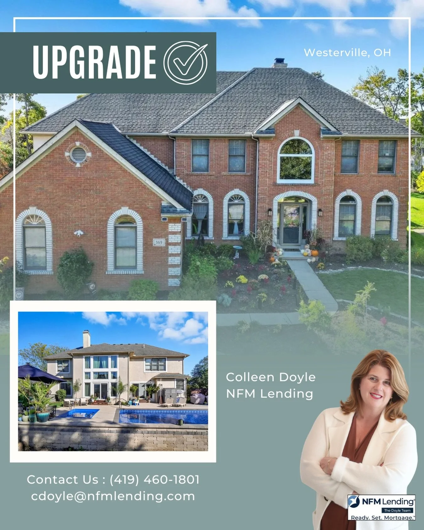 What a gorgeous new home for our returning client who is upgrading in Westerville, OH. Congratulations and welcome home!🏡🔑

#closedbycolleen #colleendoyleloans #mortgageloanspecialist #toledorealestate #happyhomebuyers