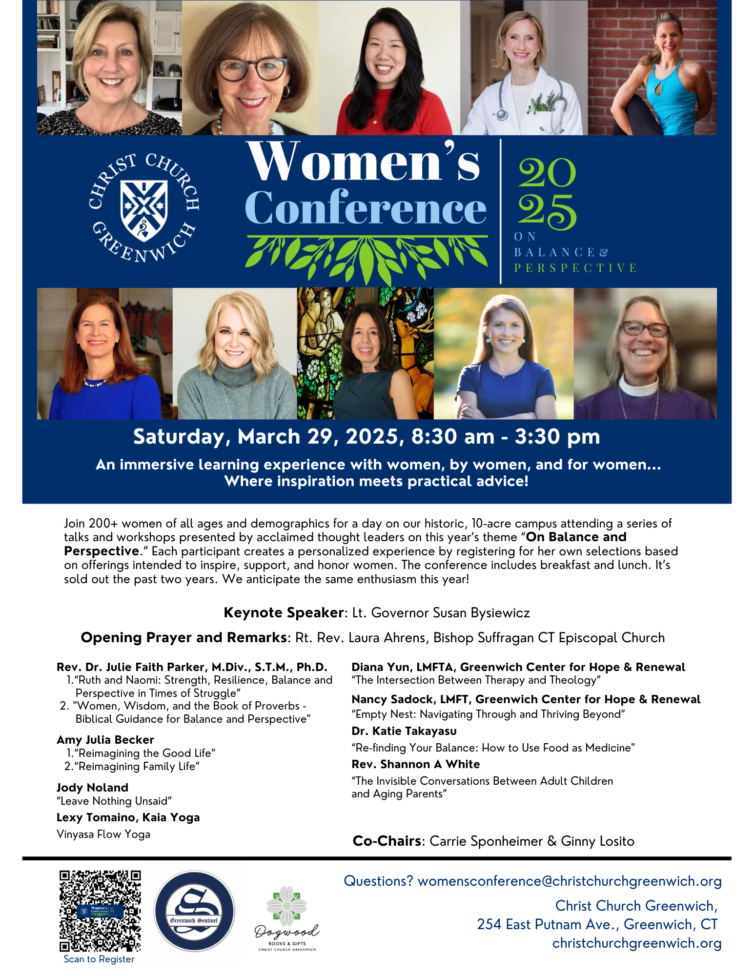 Christ Church Greenwich Women's Conference 2025 Flyer