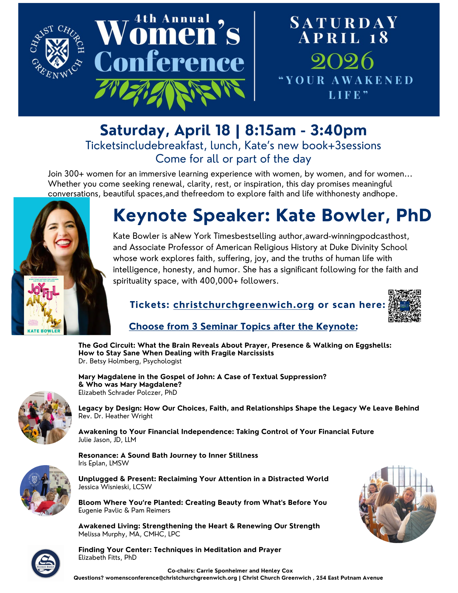 Christ Church Greenwich Women's Conference 2026 Flyer