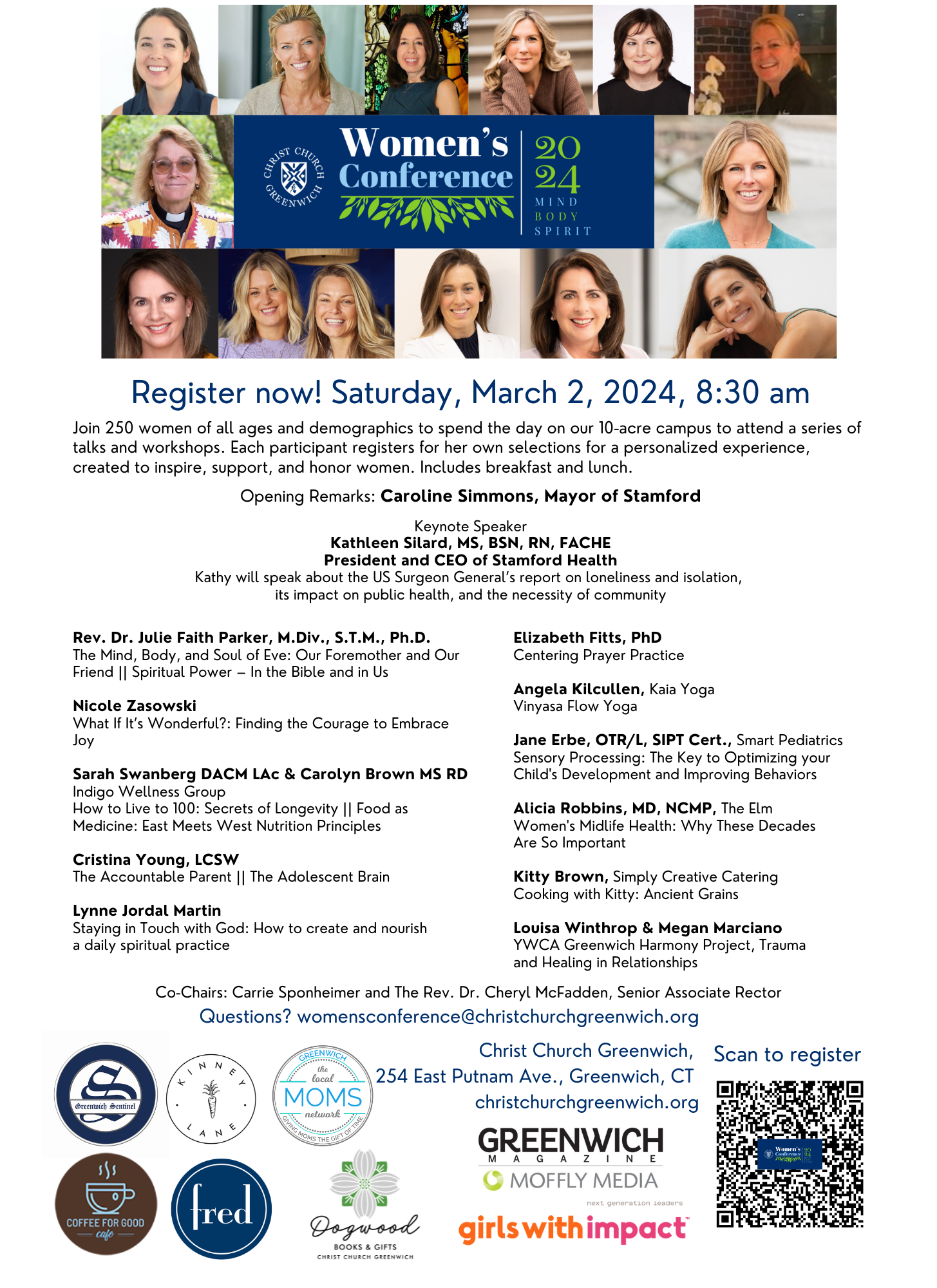 Christ Church Greenwich Women's Conference 2024 Flyer