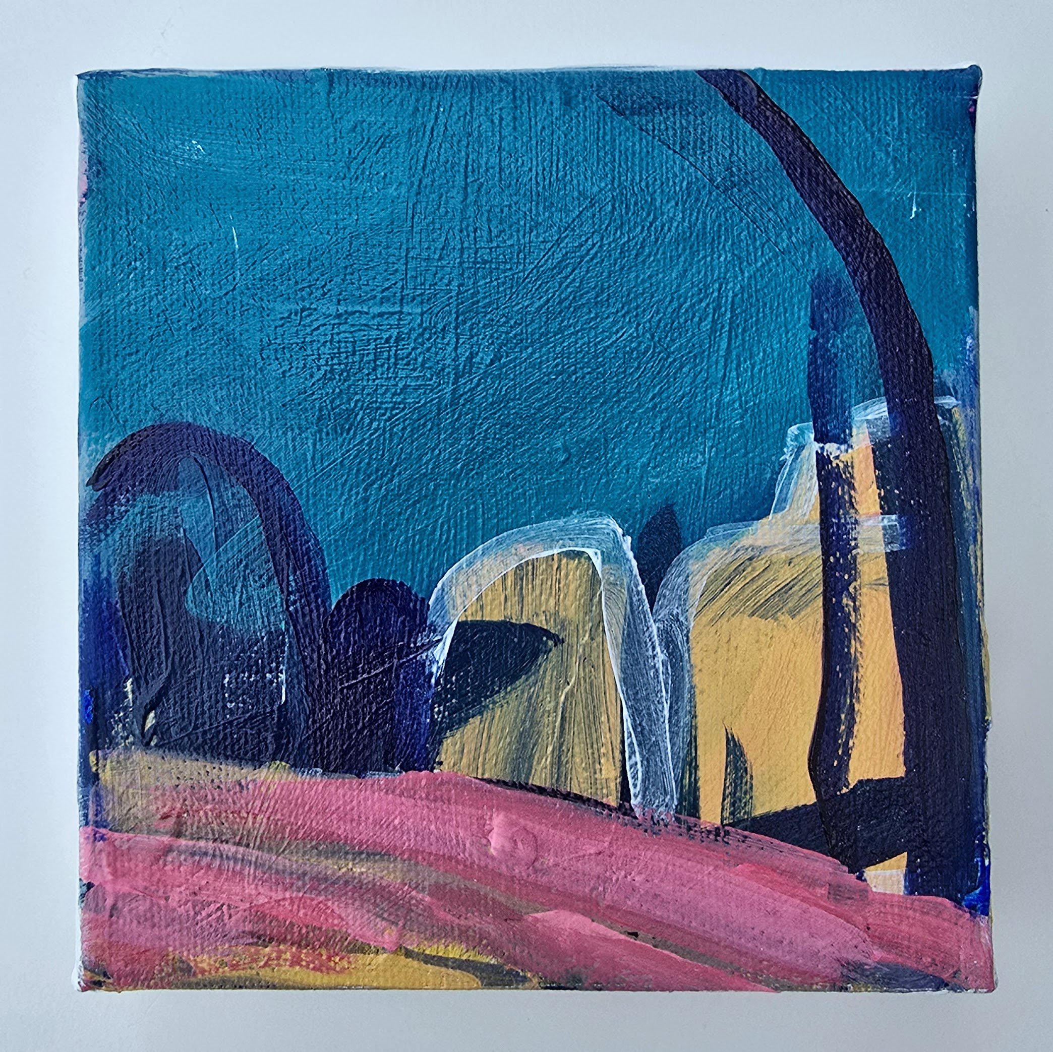 Mesa | Acrylic on stretched canvas | 6" x 6" x 1.5" | $100 (CDN)