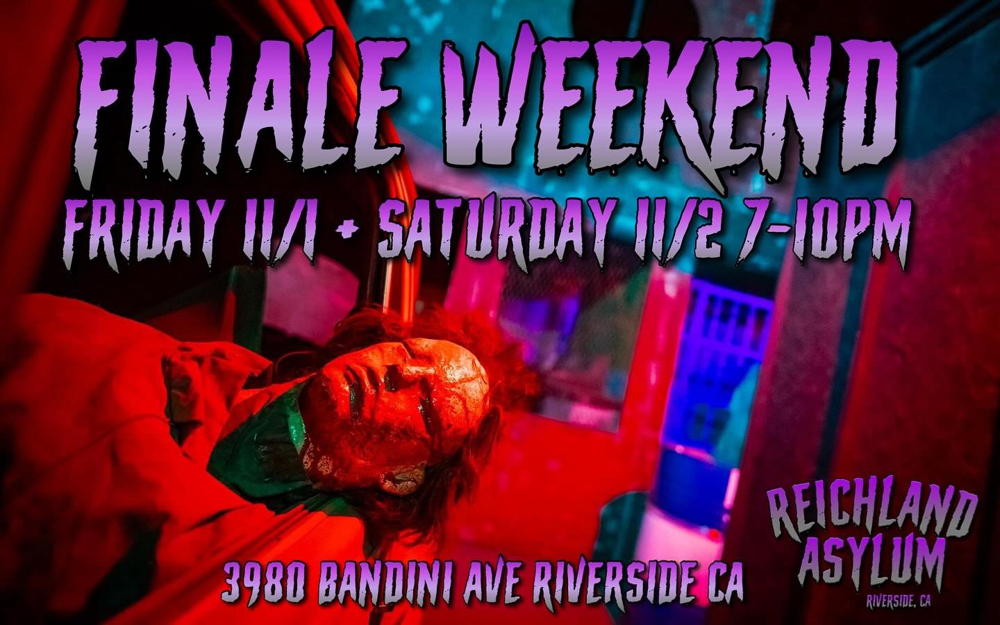 Halloween night may be over.. but Halloween is a lifestyle over here at the asylum! You have TWO chances left to see the patients this season before the asylum doors shut until next year! If you have been waiting to come see us, now is your chance!
