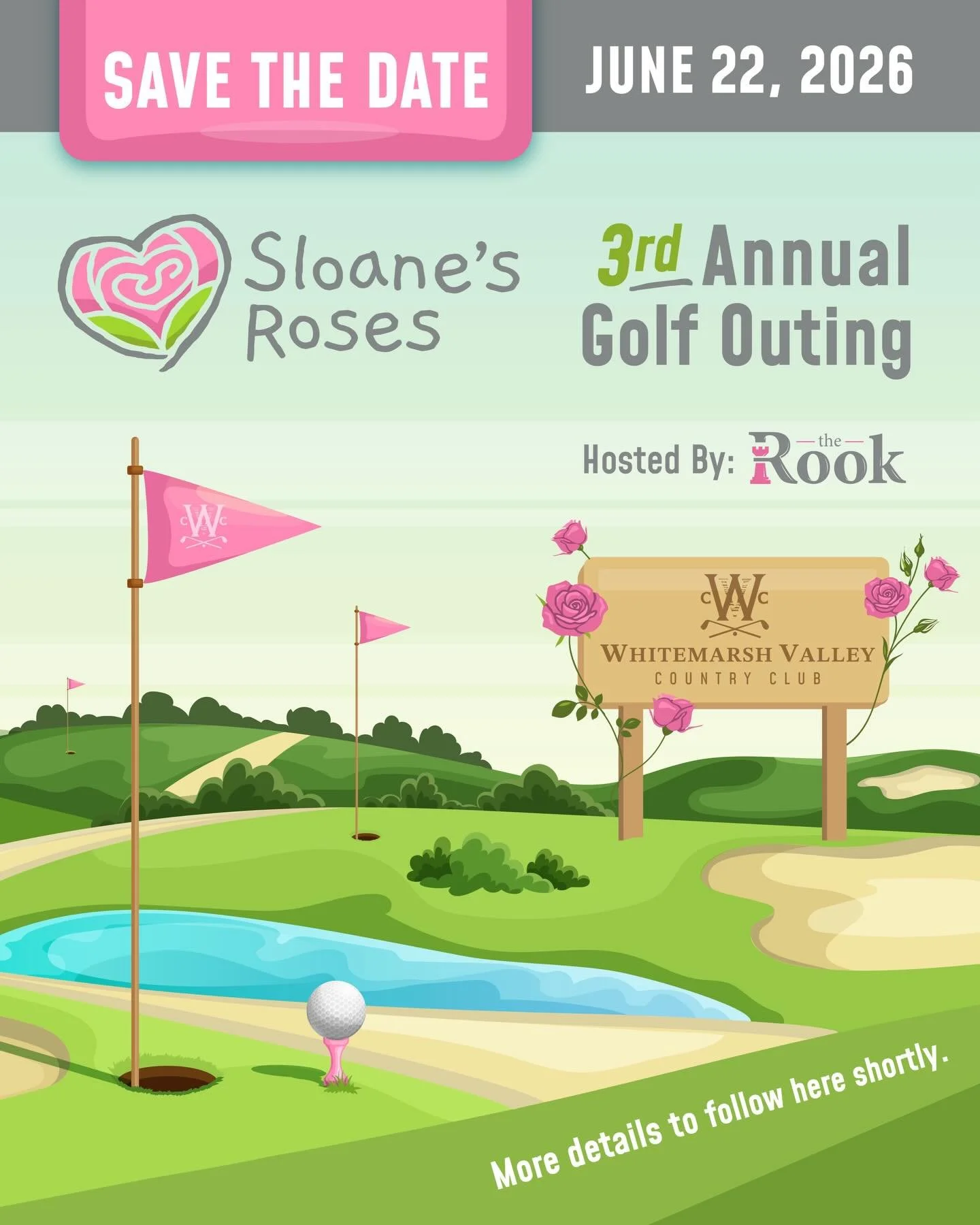 Save the date!

The Sloane&rsquo;s Roses 3rd Annual Golf Outing is happening on Monday,  June 22, 2026. We&rsquo;re so excited to come together again for another amazing day with our incredible community of supporters. 

More information to follow!

