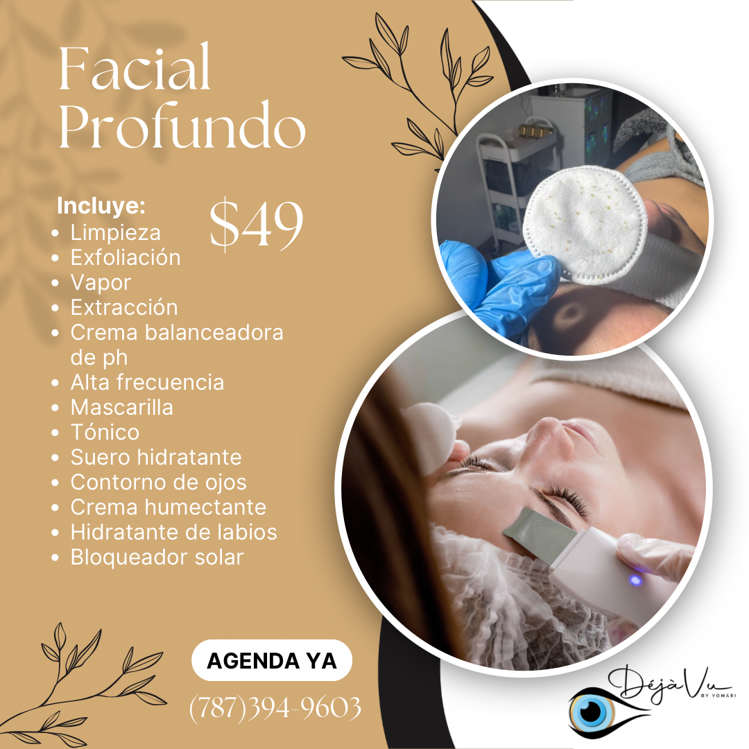 FACIAL LIMPIEZA PROFUNDA