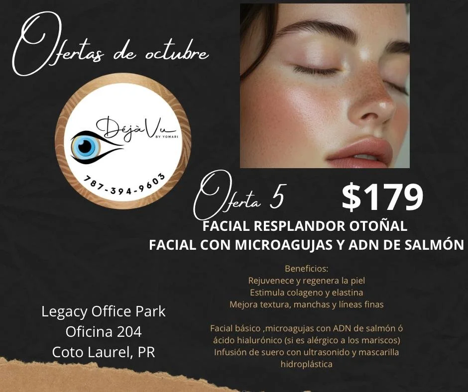 FACIAL RESPLANDOR OTOÑAL FACIAL CON MICROAGUJAS Y ADN DE SALMÓN