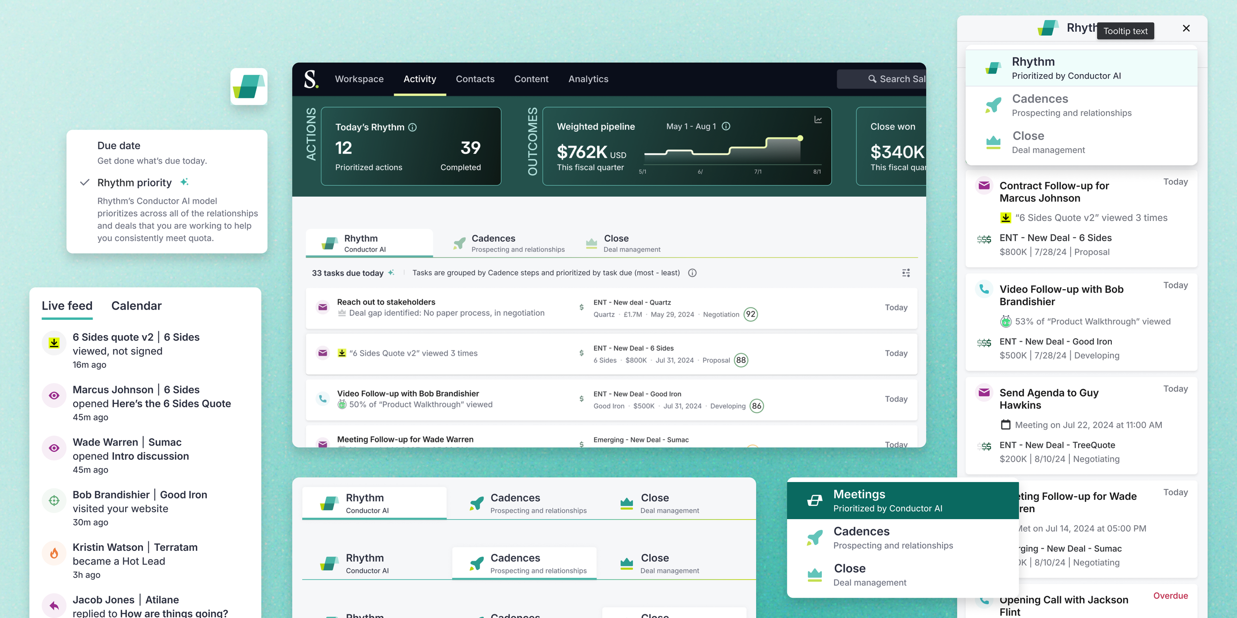 Rhythm Dashboard Design