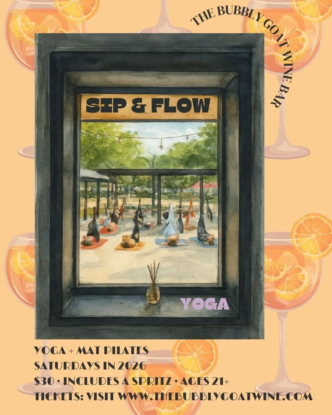 Sip & Flow - Yoga