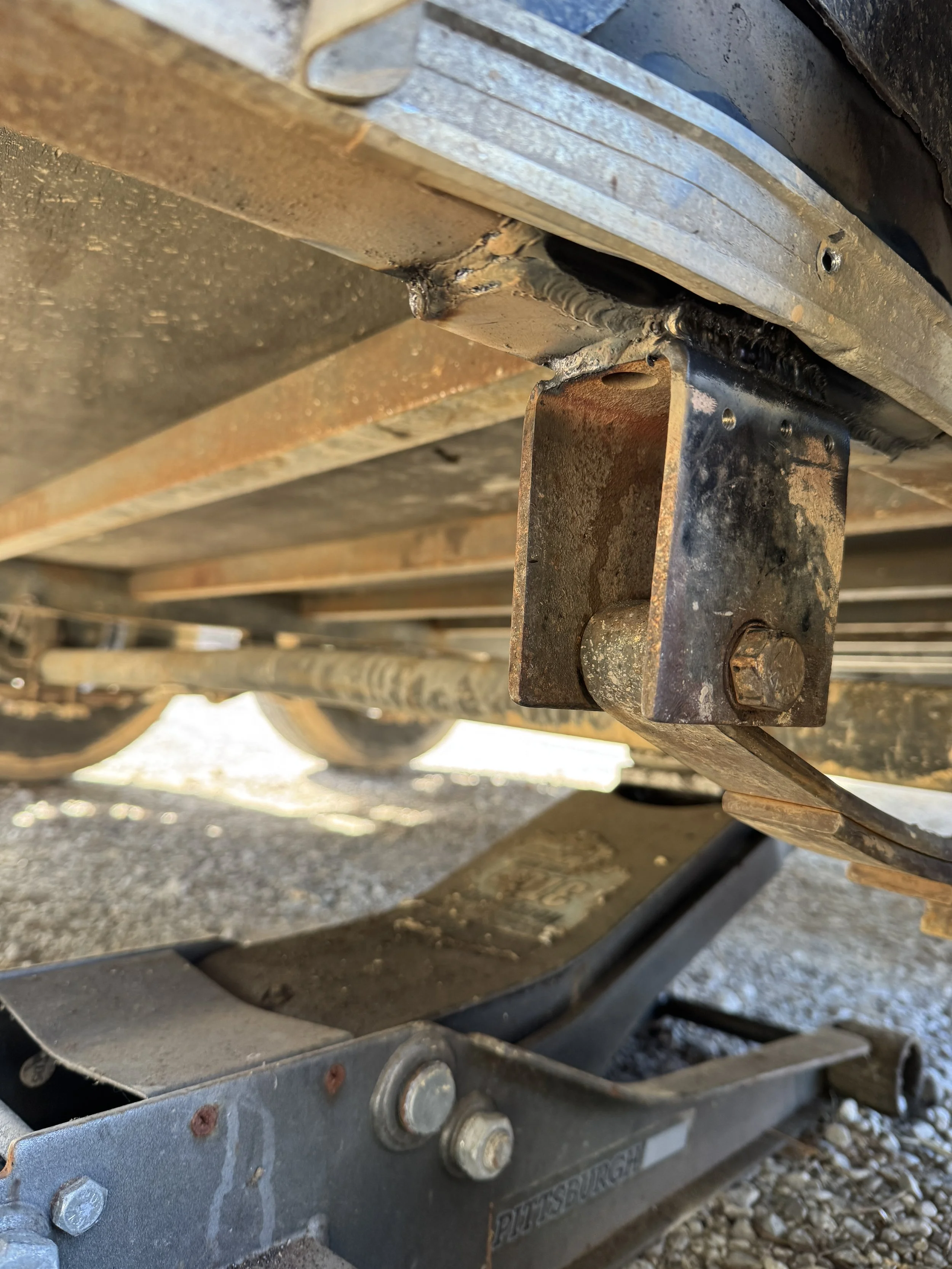 Trailer Repair – Broken Spring Hanger Reweld &amp; Frame Patch (Corbin, KY)