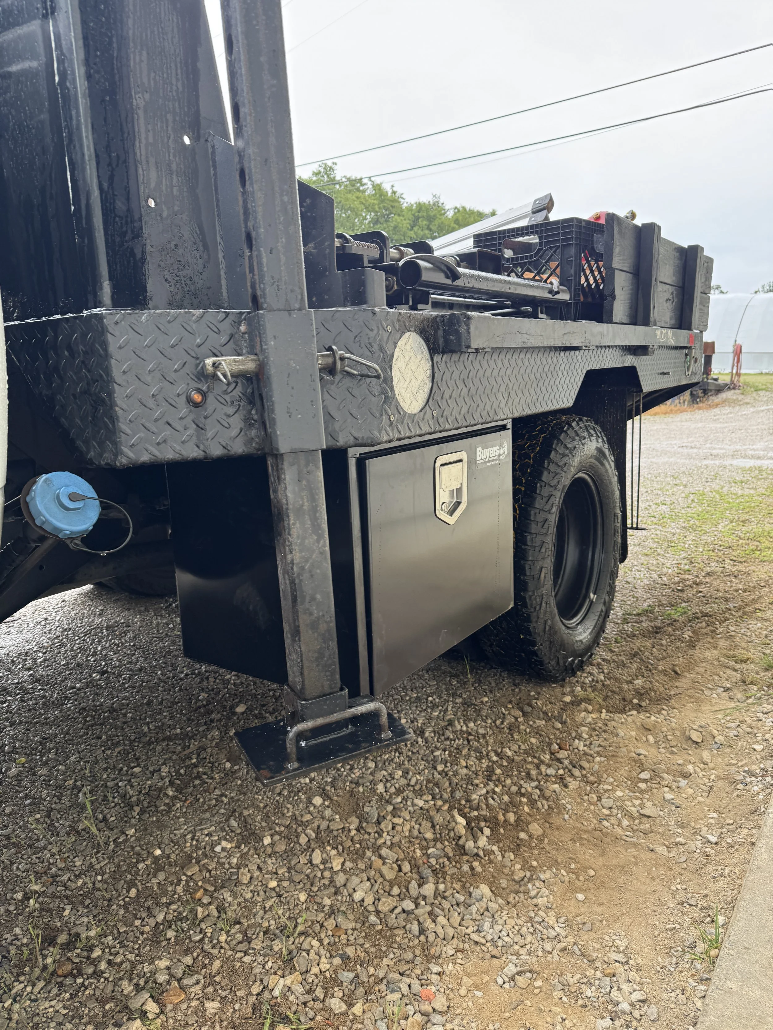 Custom Underbody Toolbox Mount for Flatbed Truck – Built to Last