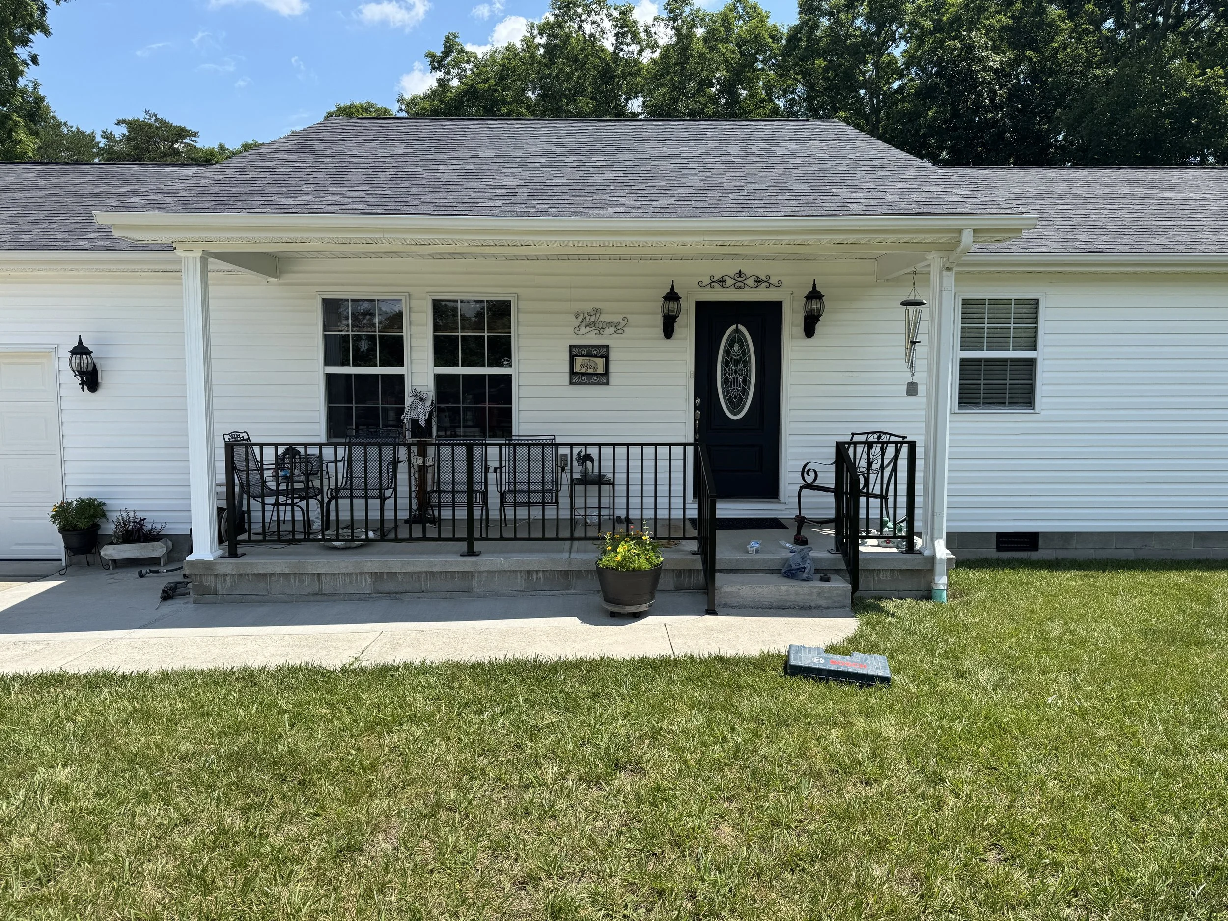 Custom Aluminum Handrail Installation in Corbin, KY
