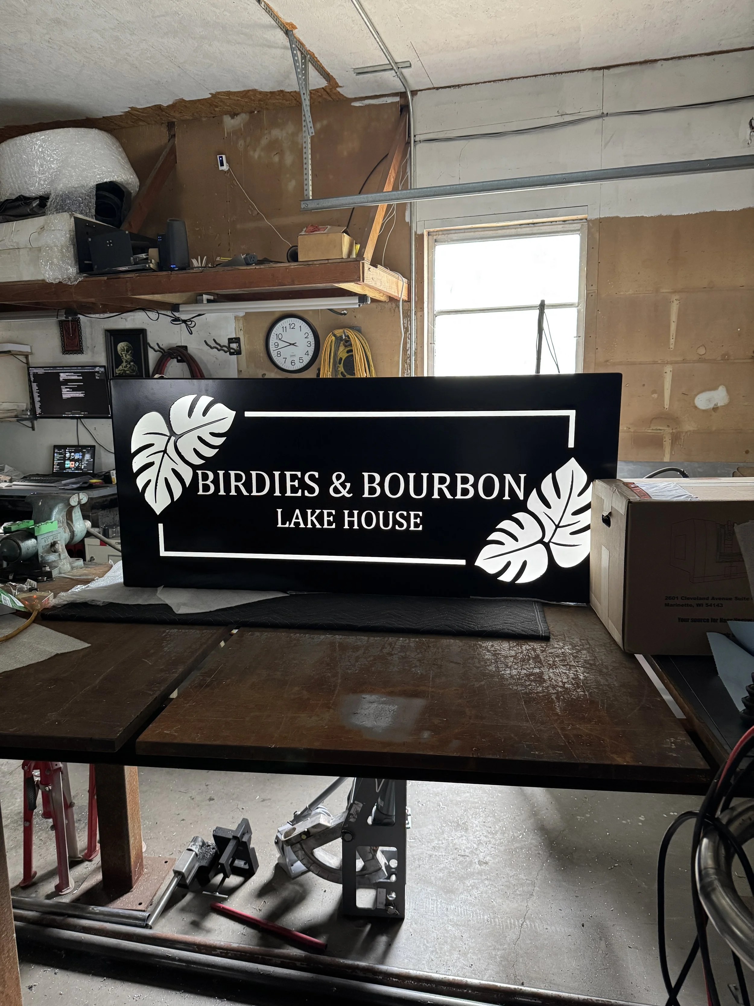 Custom Illuminated Aluminum Sign Fabrication in Kentucky