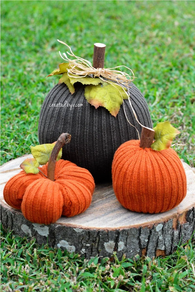 Craft Night: Sweater Pumpkins