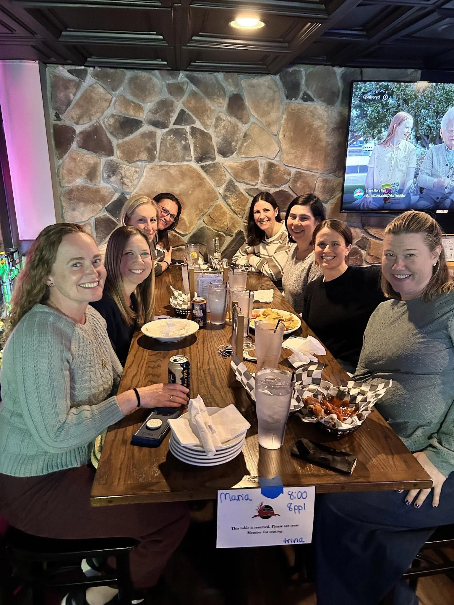 Newcomers Women Trivia Night Team