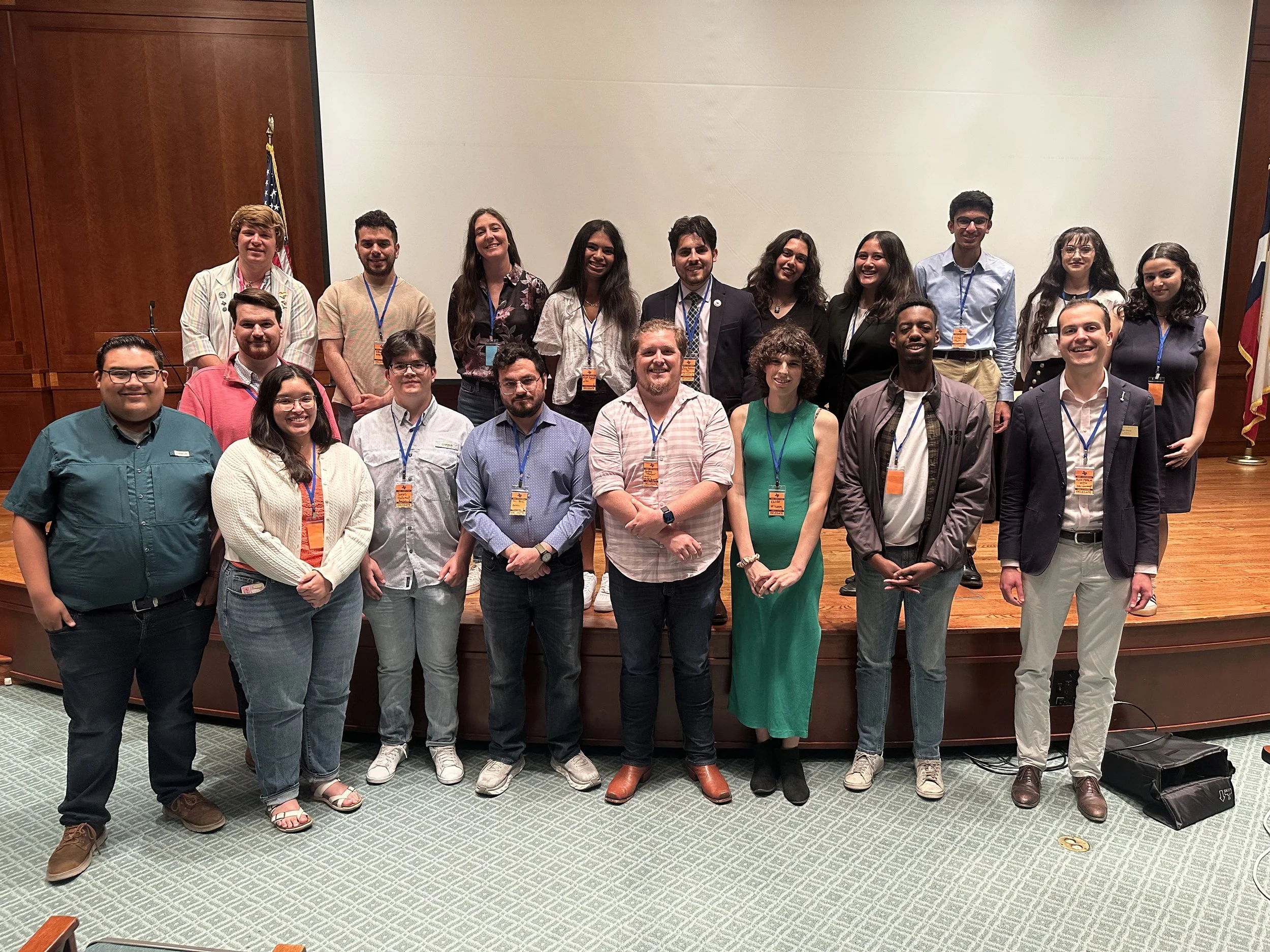 AYD members taking a group photo for the 2025 TYD Convention.