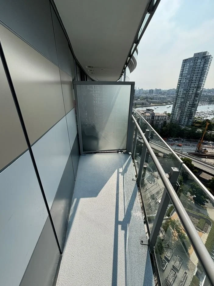 Clean balcony after BalcoScrub deep cleaning