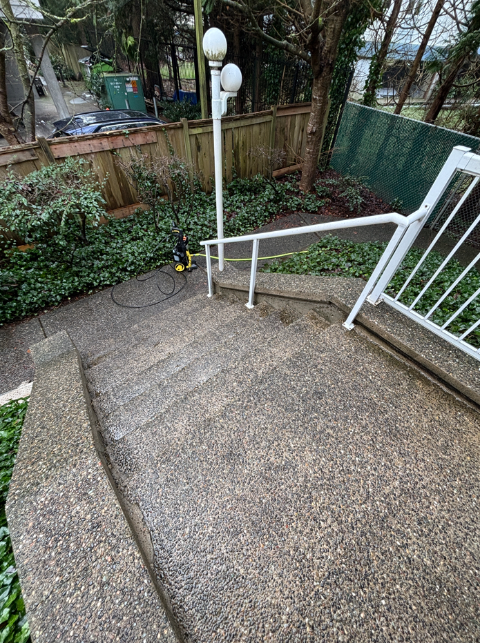Clean balcony after BalcoScrub deep cleaning