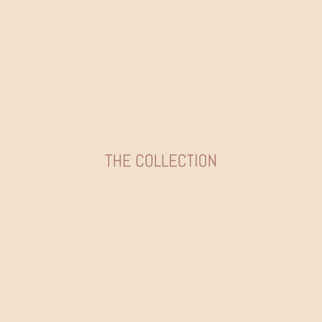 Cover of a book or magazine titled 'The Collection' with a beige background and pinkish text.