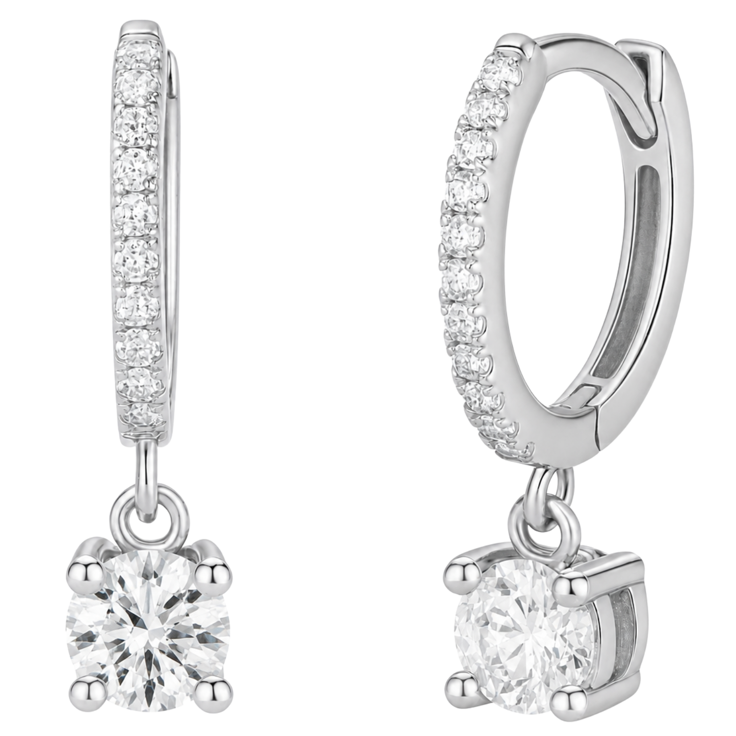 Sofia Sterling Silver Drop Earrings