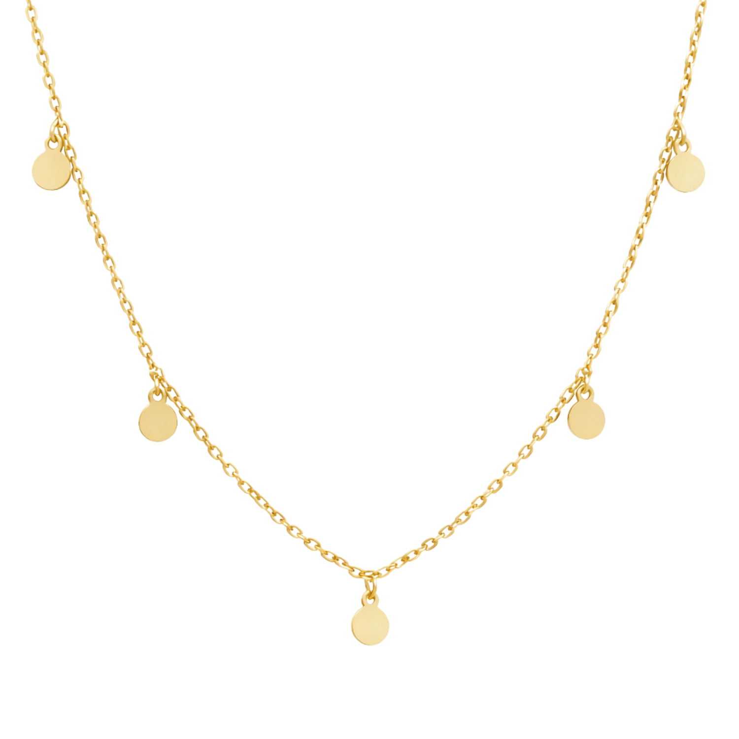 Jane dangly dot necklace