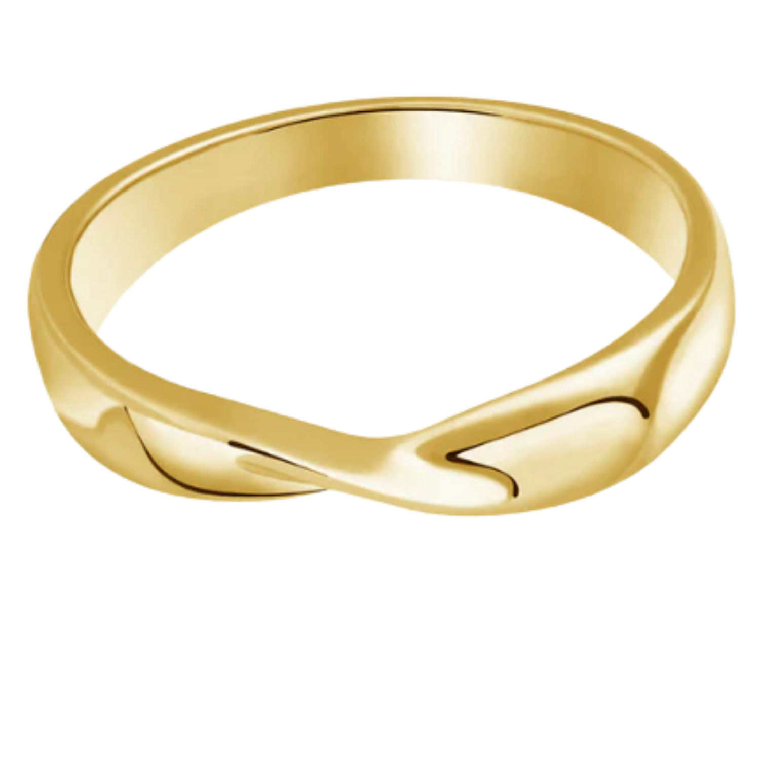 Rona Twist Gold Plated Ring