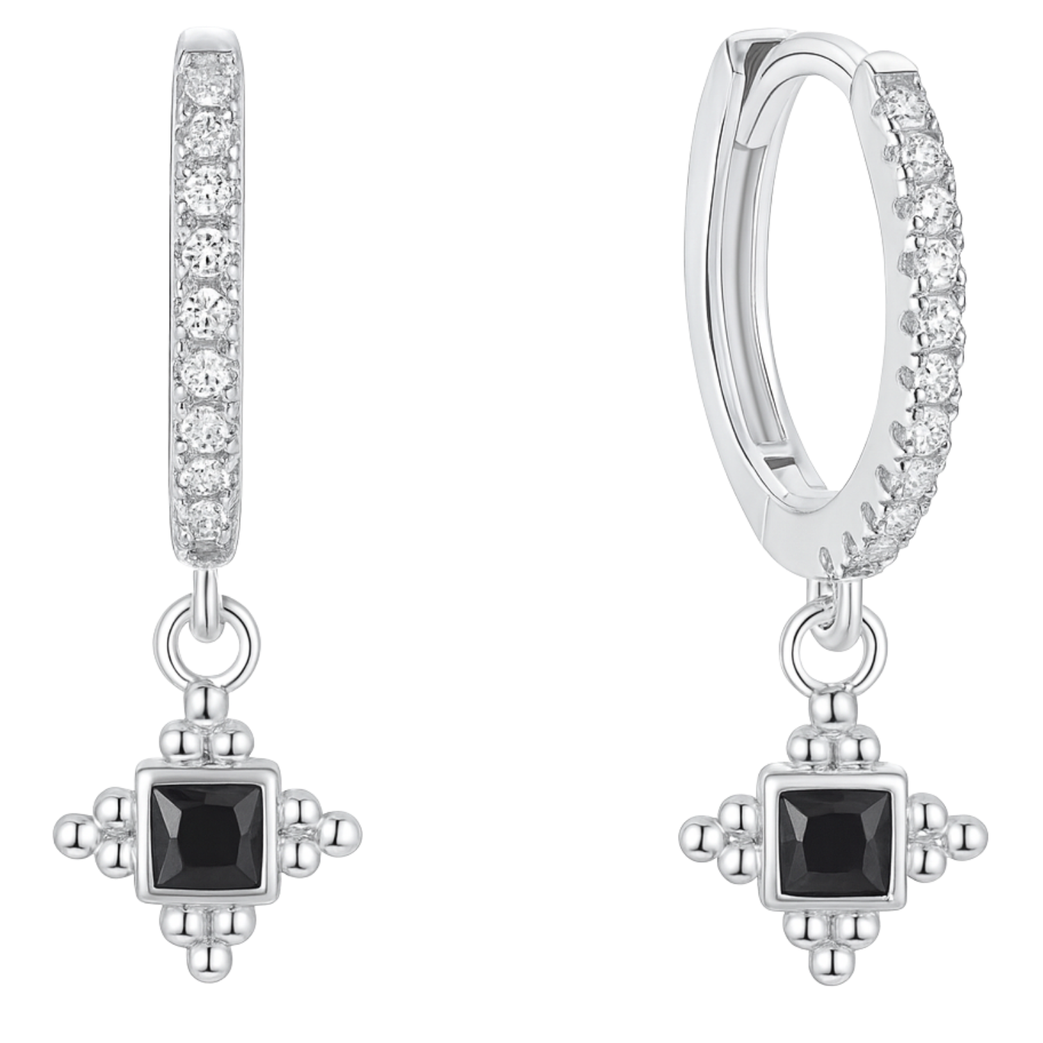 Isla Sterling Silver Hoop Earrings