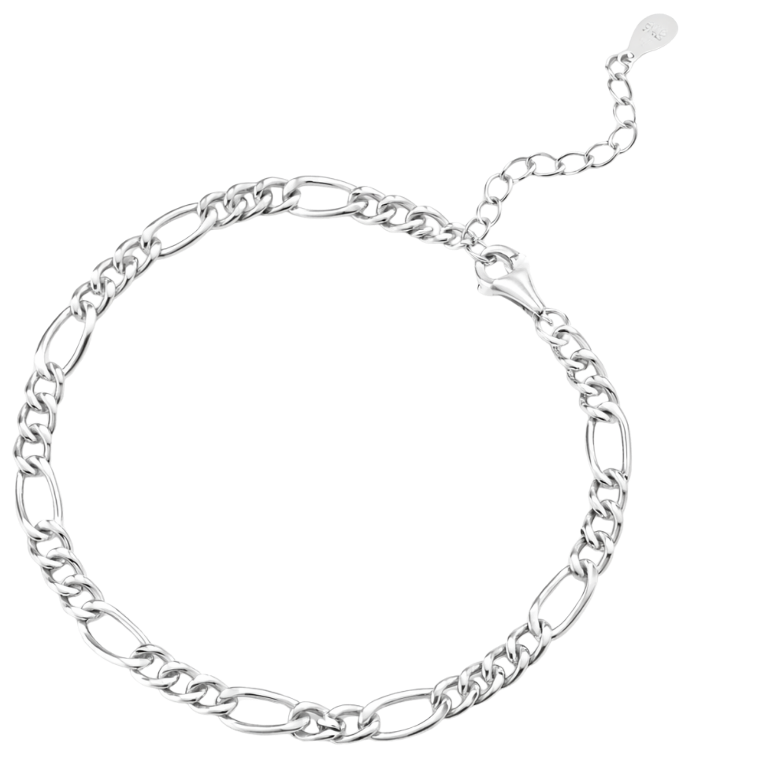 Ali Sterling Silver Chain Bracelet