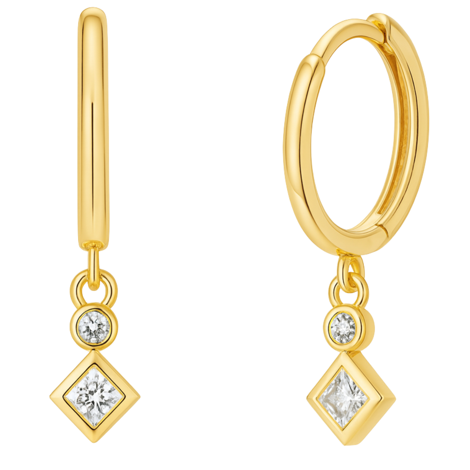 Lily Gold Hoop Earrings