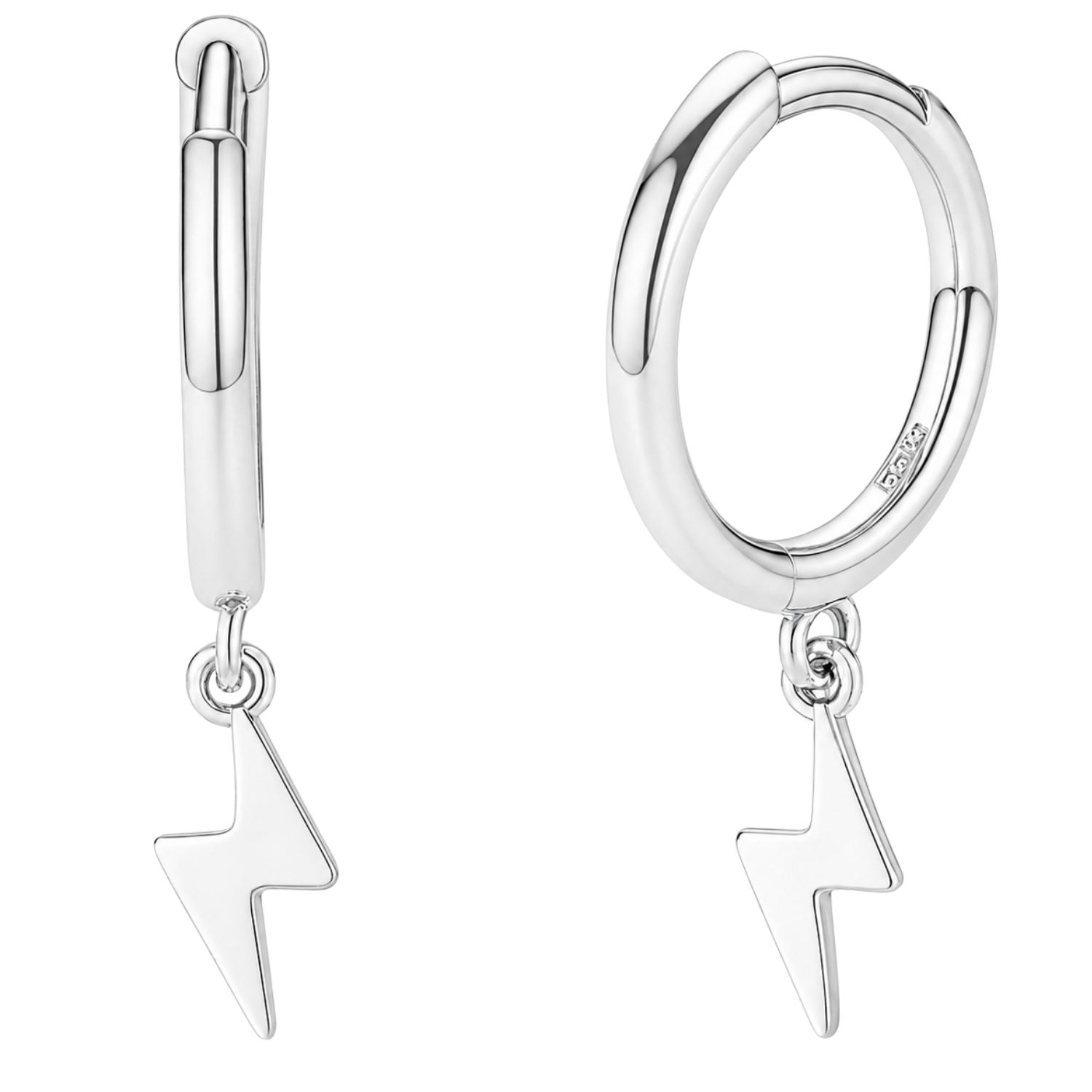 Luna Sterling Silver Hoop Earring