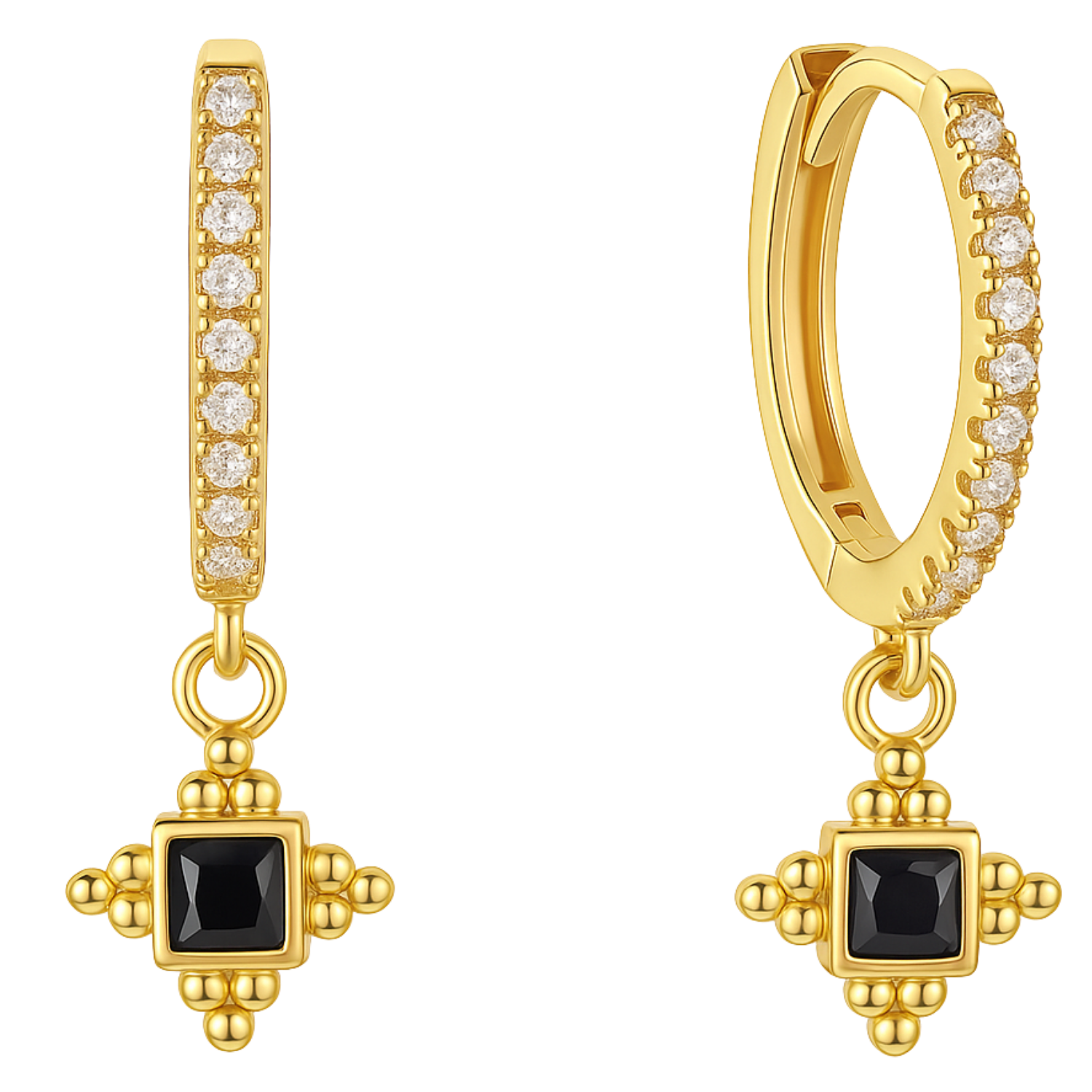 Isla Gold Plated Hoop Earrings