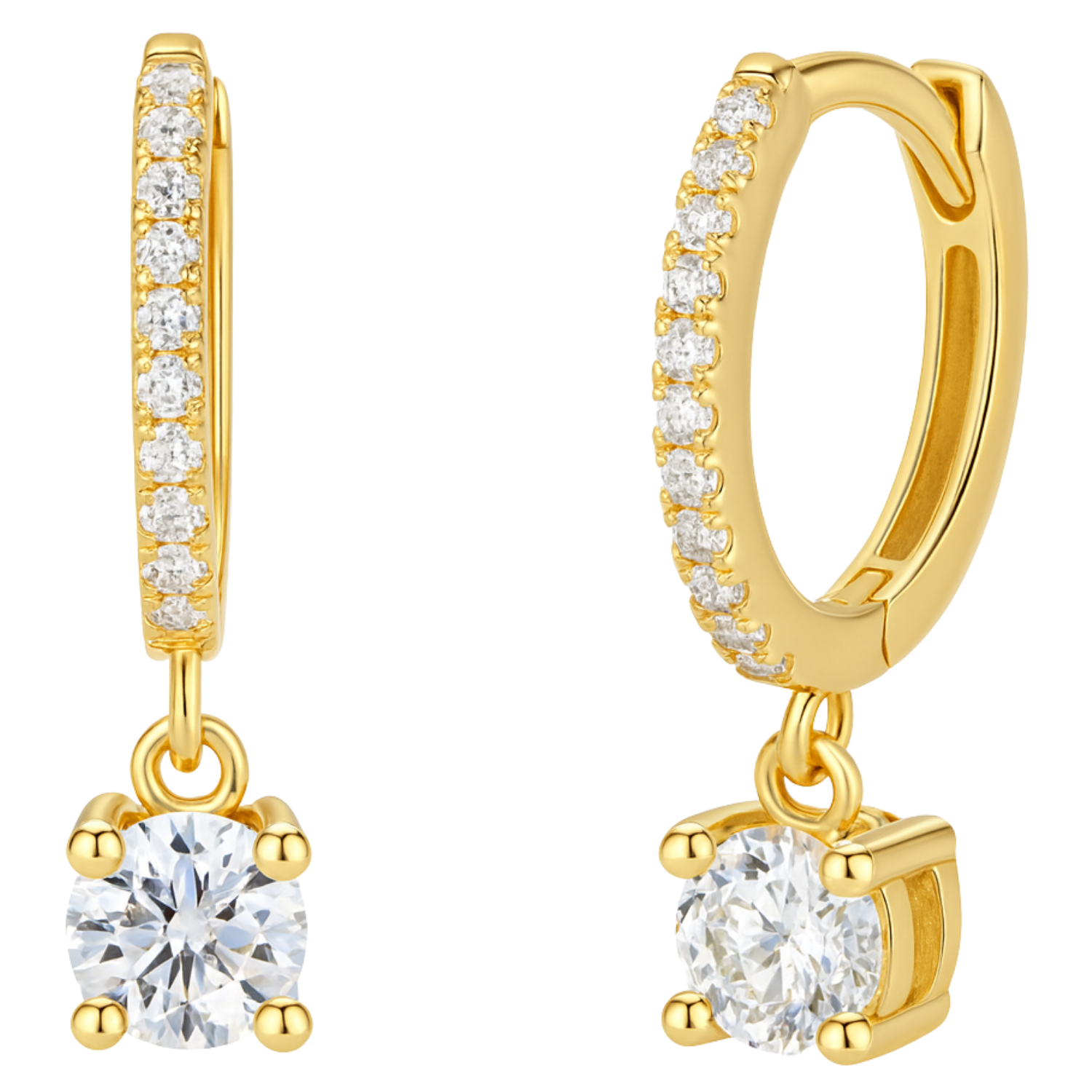 Sofia Gold Plated Drop Earrings