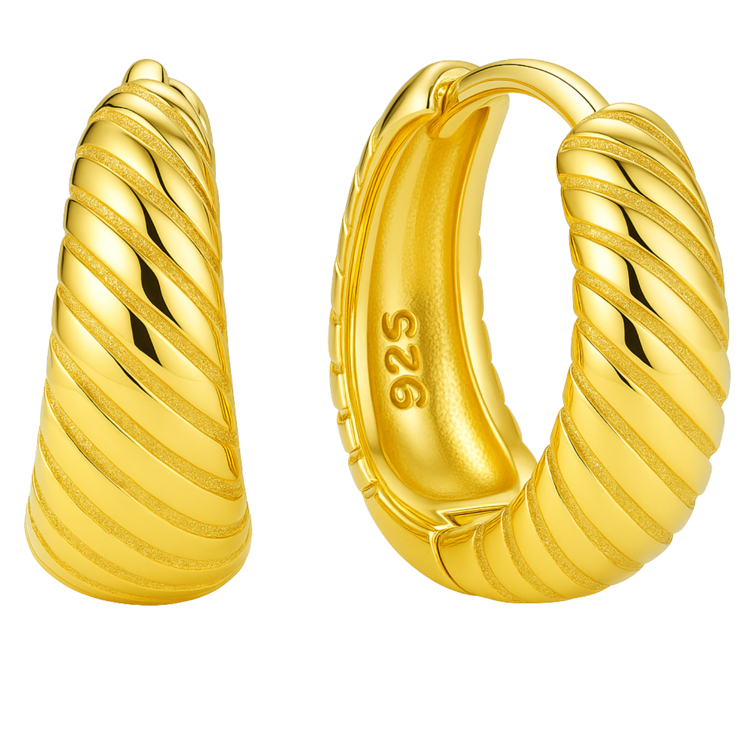 Theresa Gold Hoop Earrings