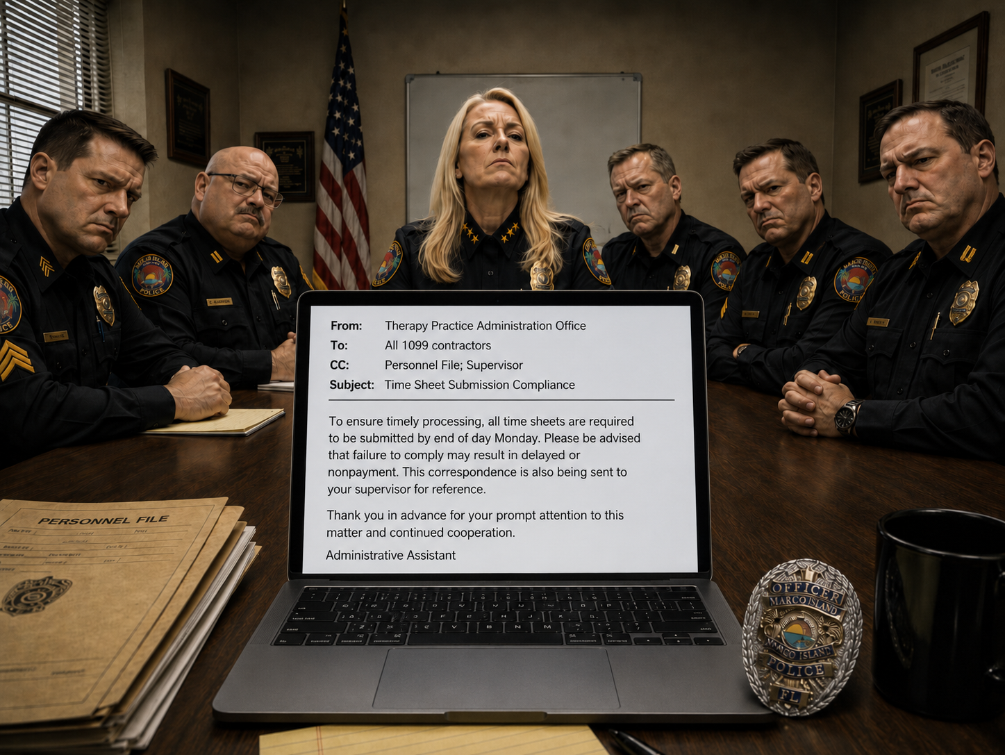 When a Shitty Email Opens an Old Courtroom