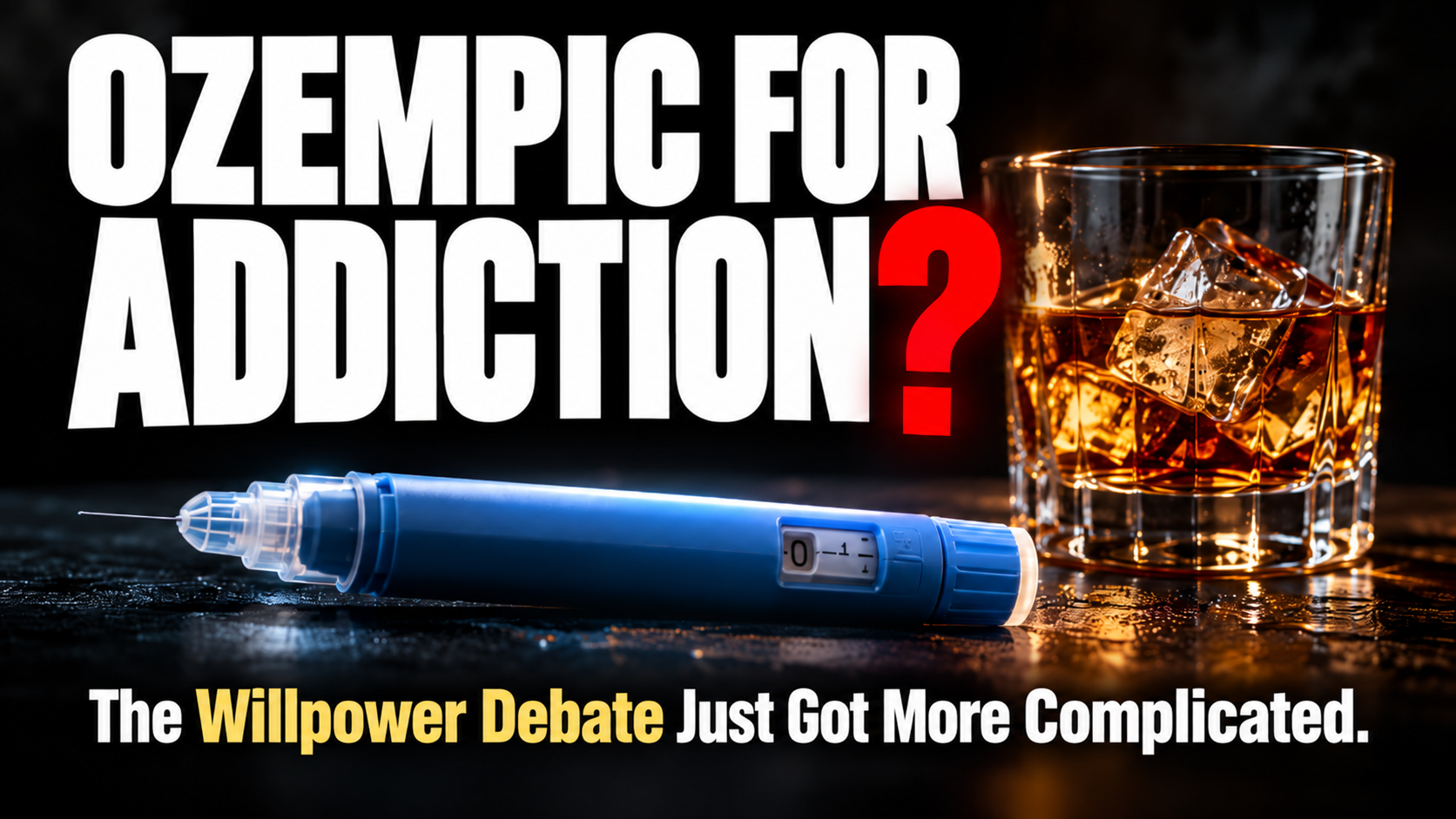 Ozempic for Addiction? The Willpower Debate Just Got Complicated