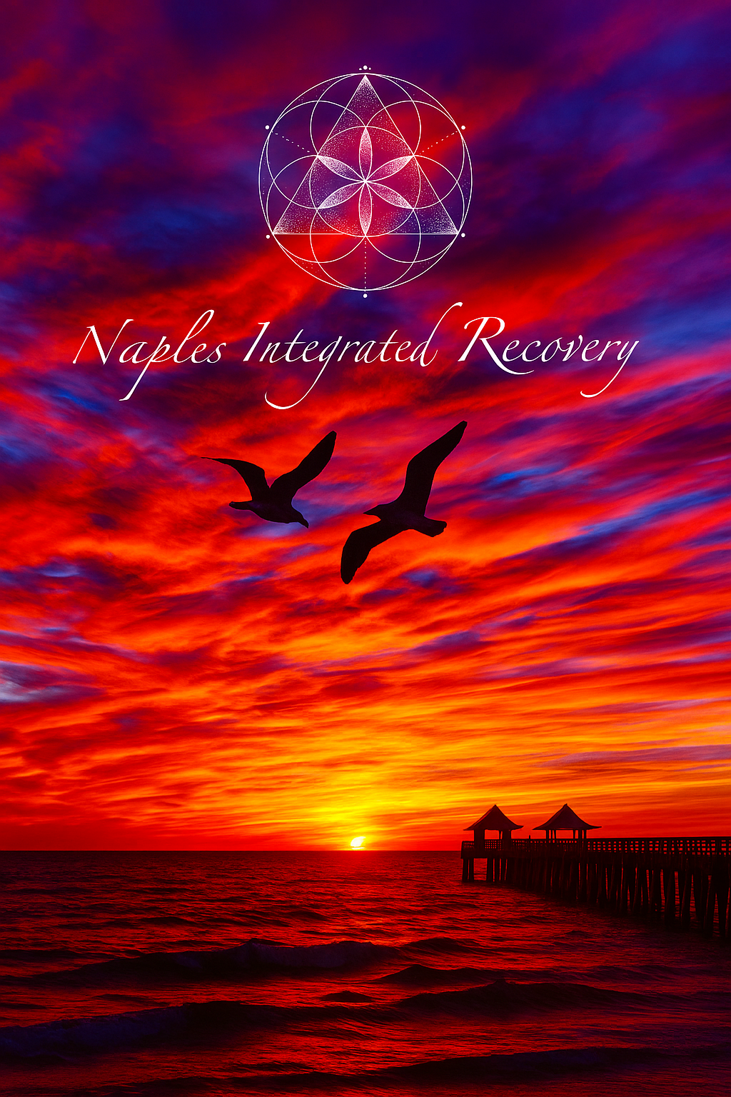 Naples Integrated Recovery over a vivid Naples sunset