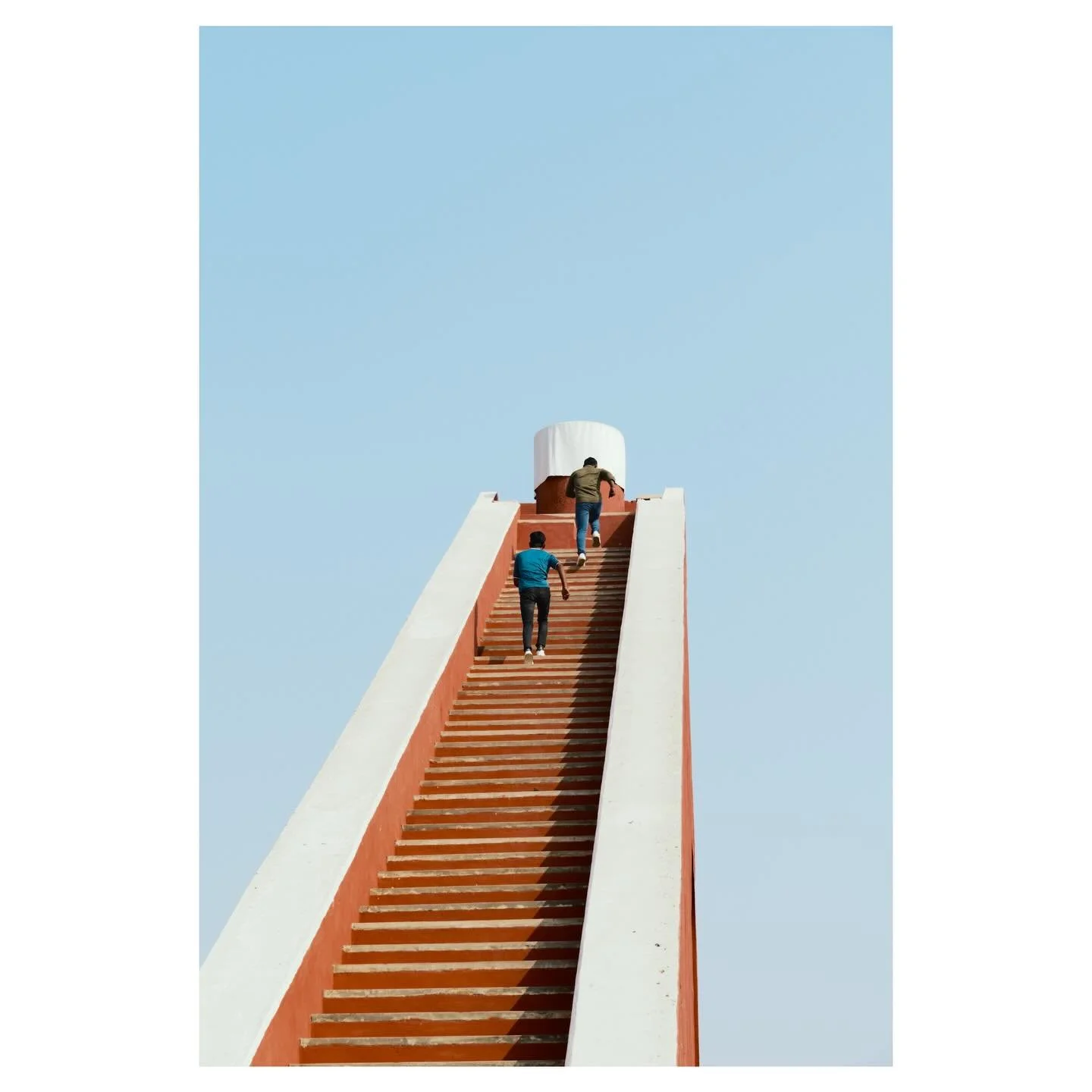 Assorted works from the archive

1: Two teens climb a sundial, Delhi, 2024
2: Midday traffic, Chennai, 2023
3: Spiral stairwell, Delhi, 2024
4: Figure in doorway, Delhi, 2024