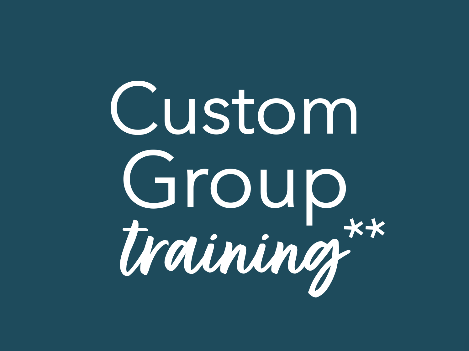 Custom Group Mock Interviewer Training**