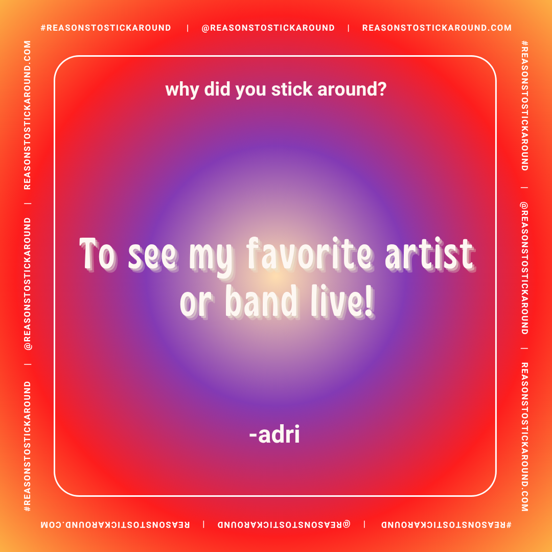 Adri's reason to stick around