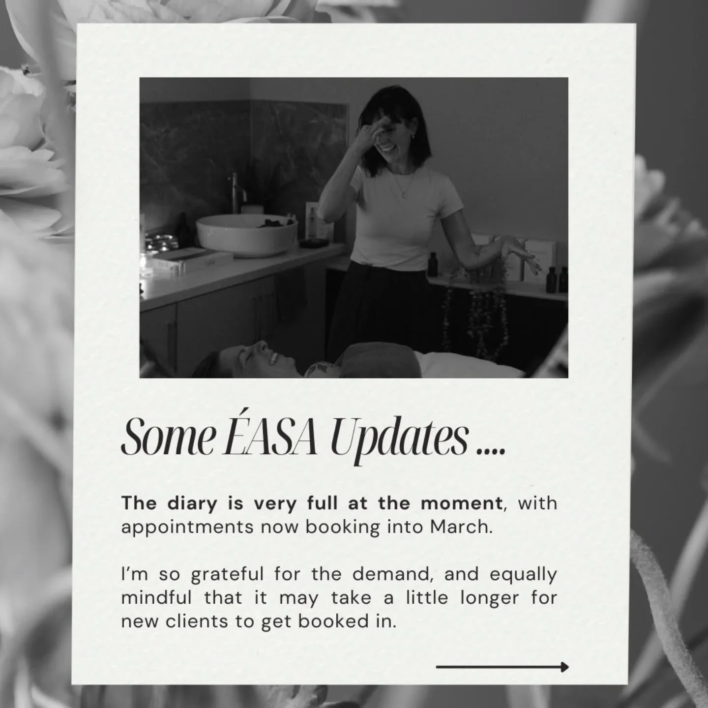Updates 🤍

&Eacute;asa x 

#edinburghfacials 
#holisticfacialist 
#advancedfacialsedinburgh