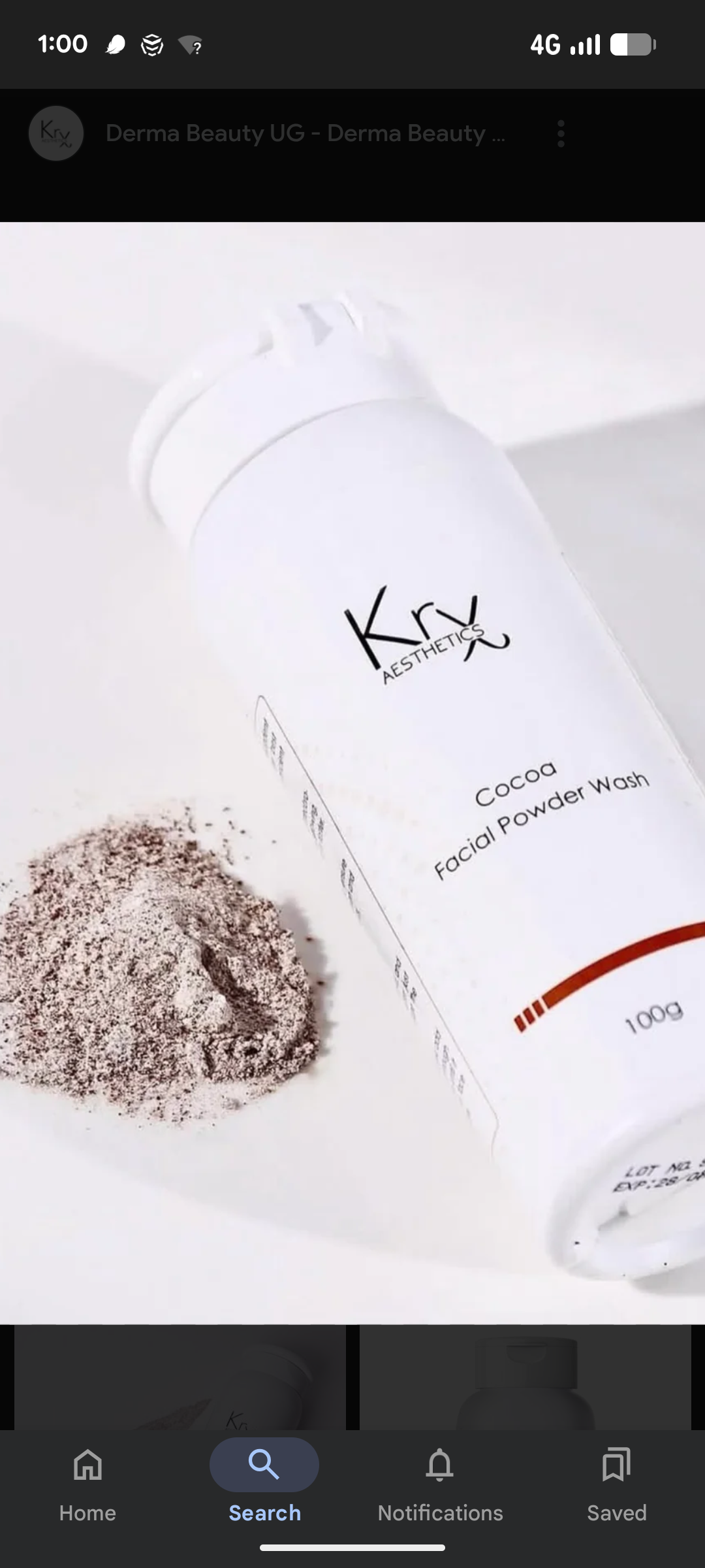 Cocoa Powder Facial Wash