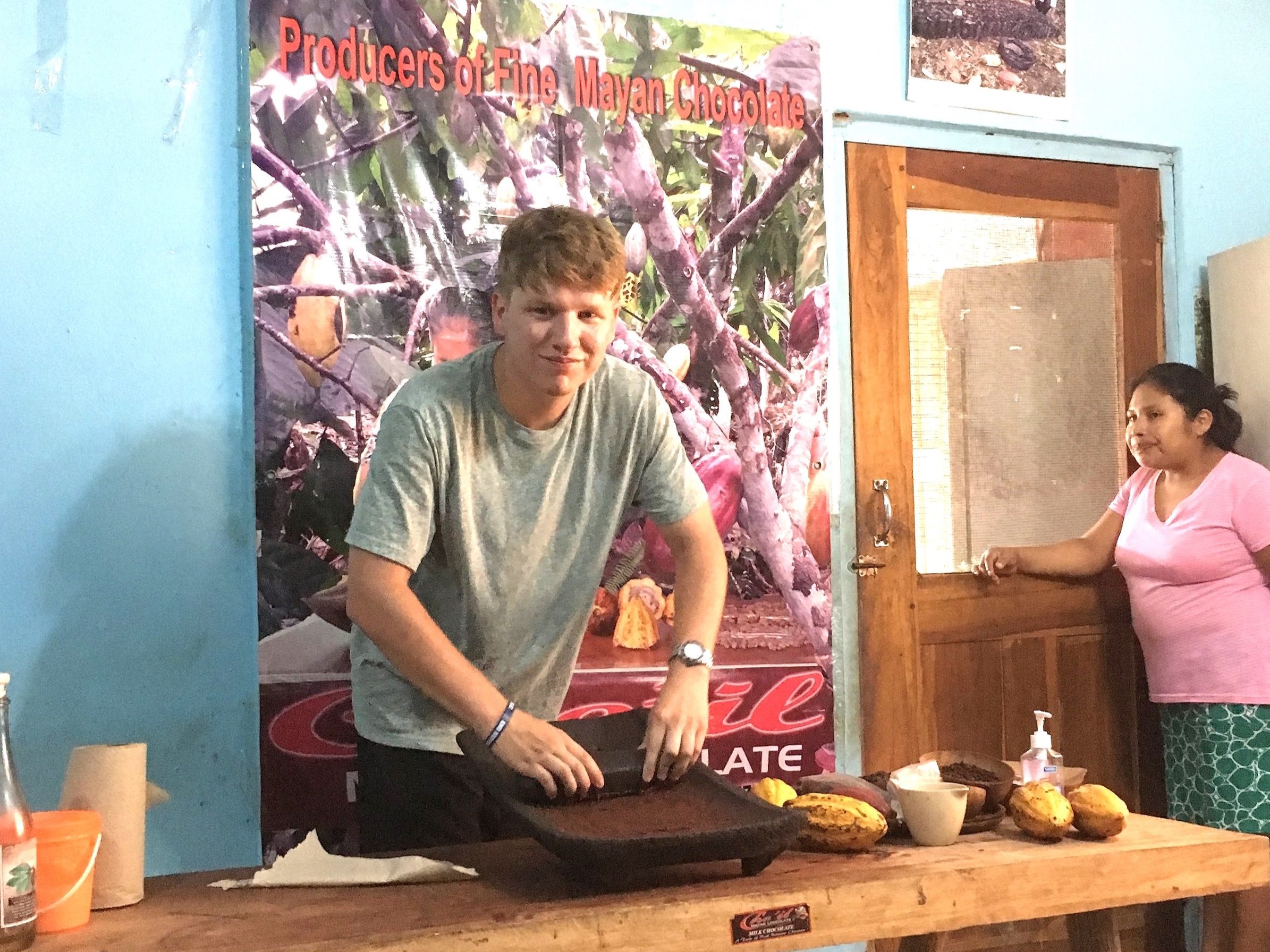 Enjoy authentic Mayan chocolate and experience how it's  made from bean to bar,